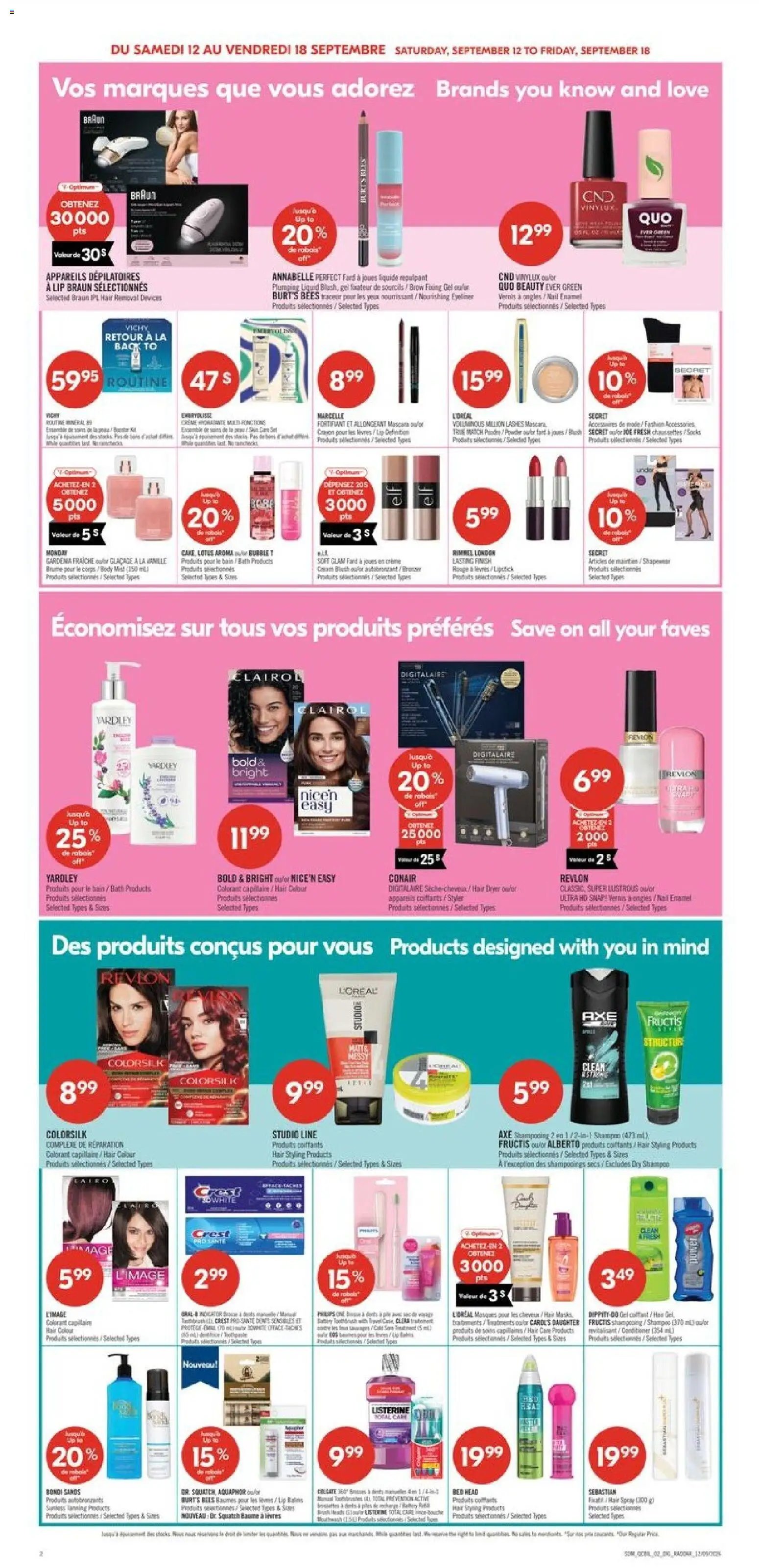 Pharmaprix weekly flyer / circulaire