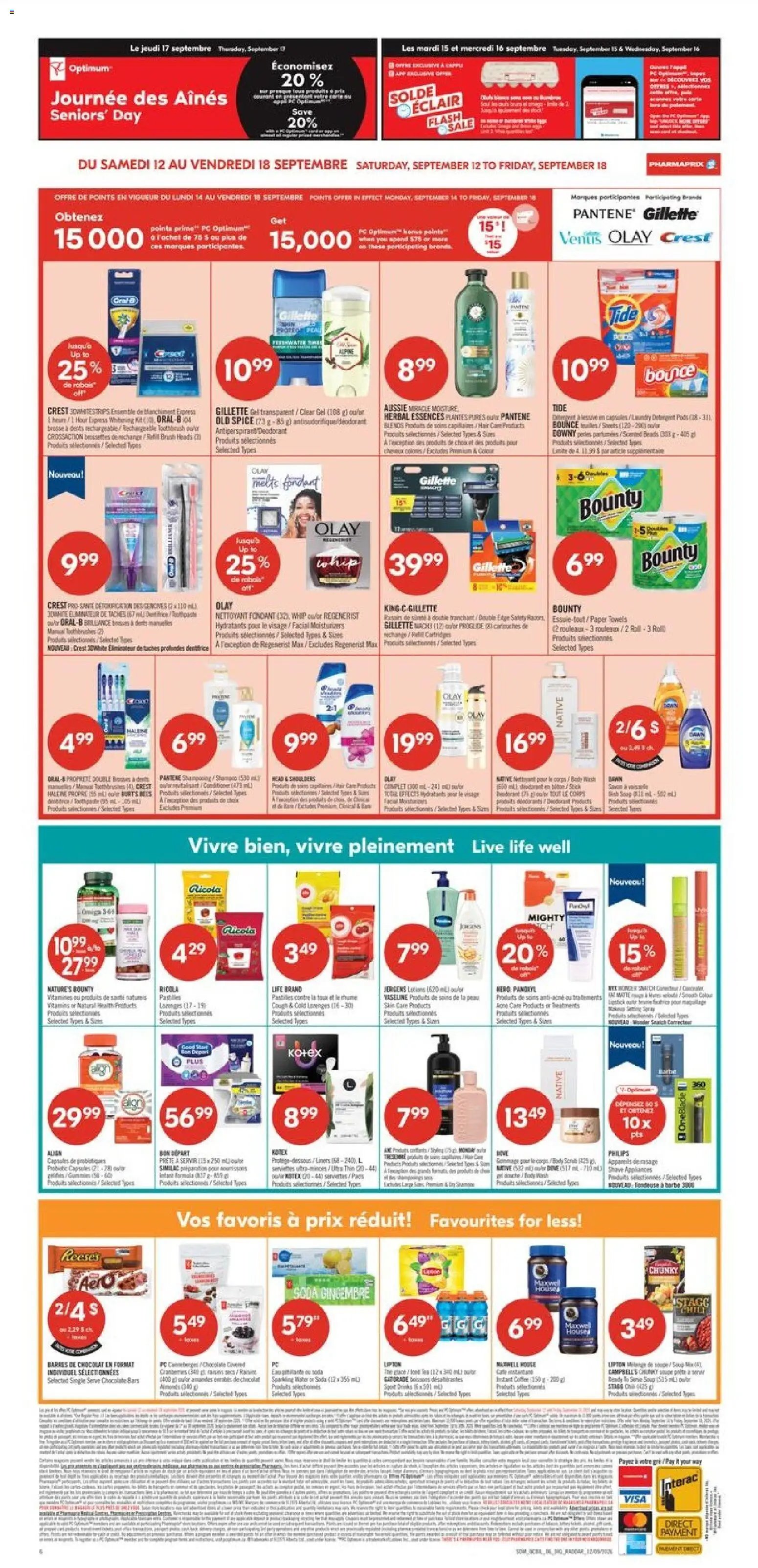 Pharmaprix weekly flyer / circulaire