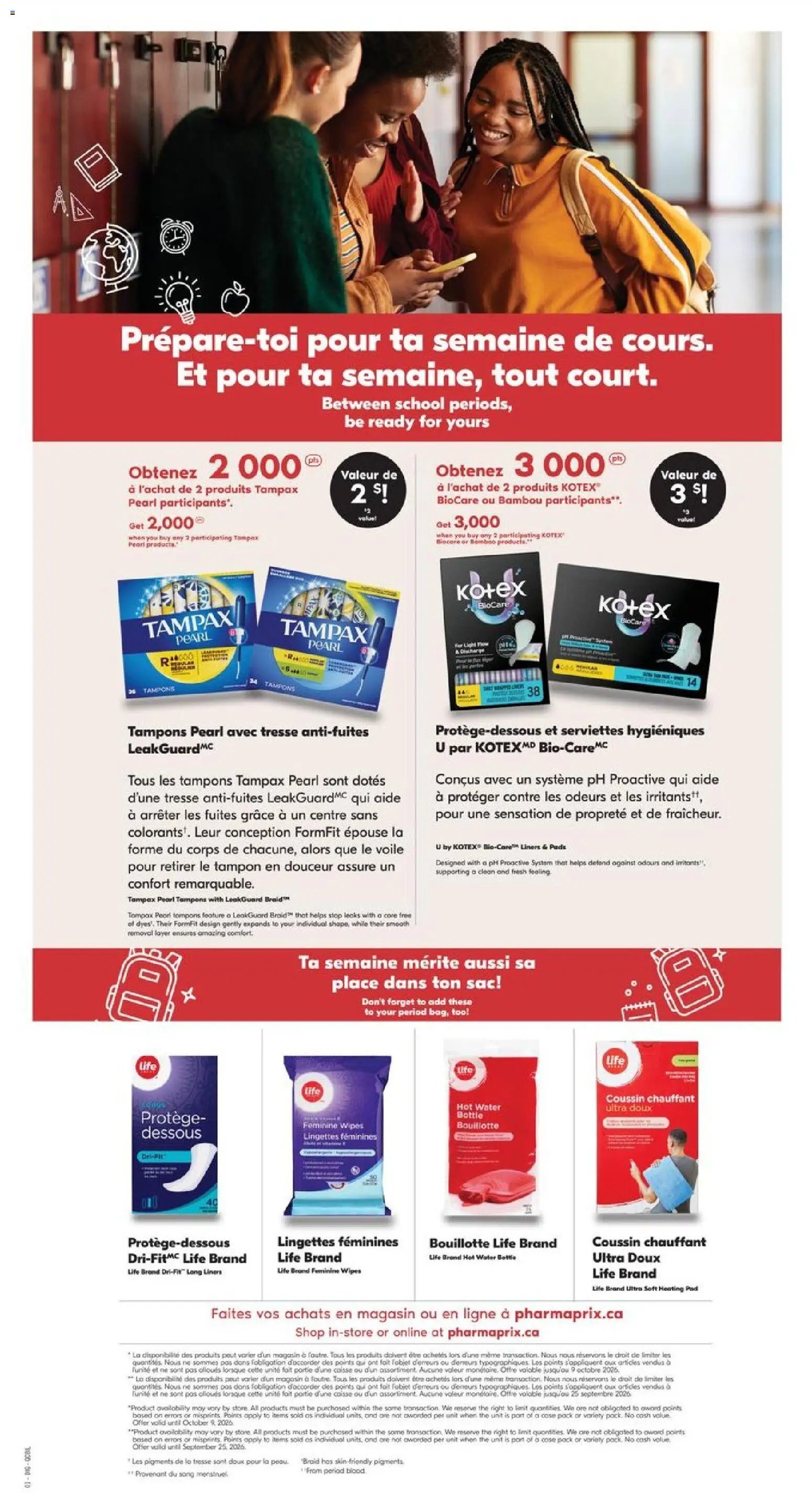 Pharmaprix weekly flyer / circulaire