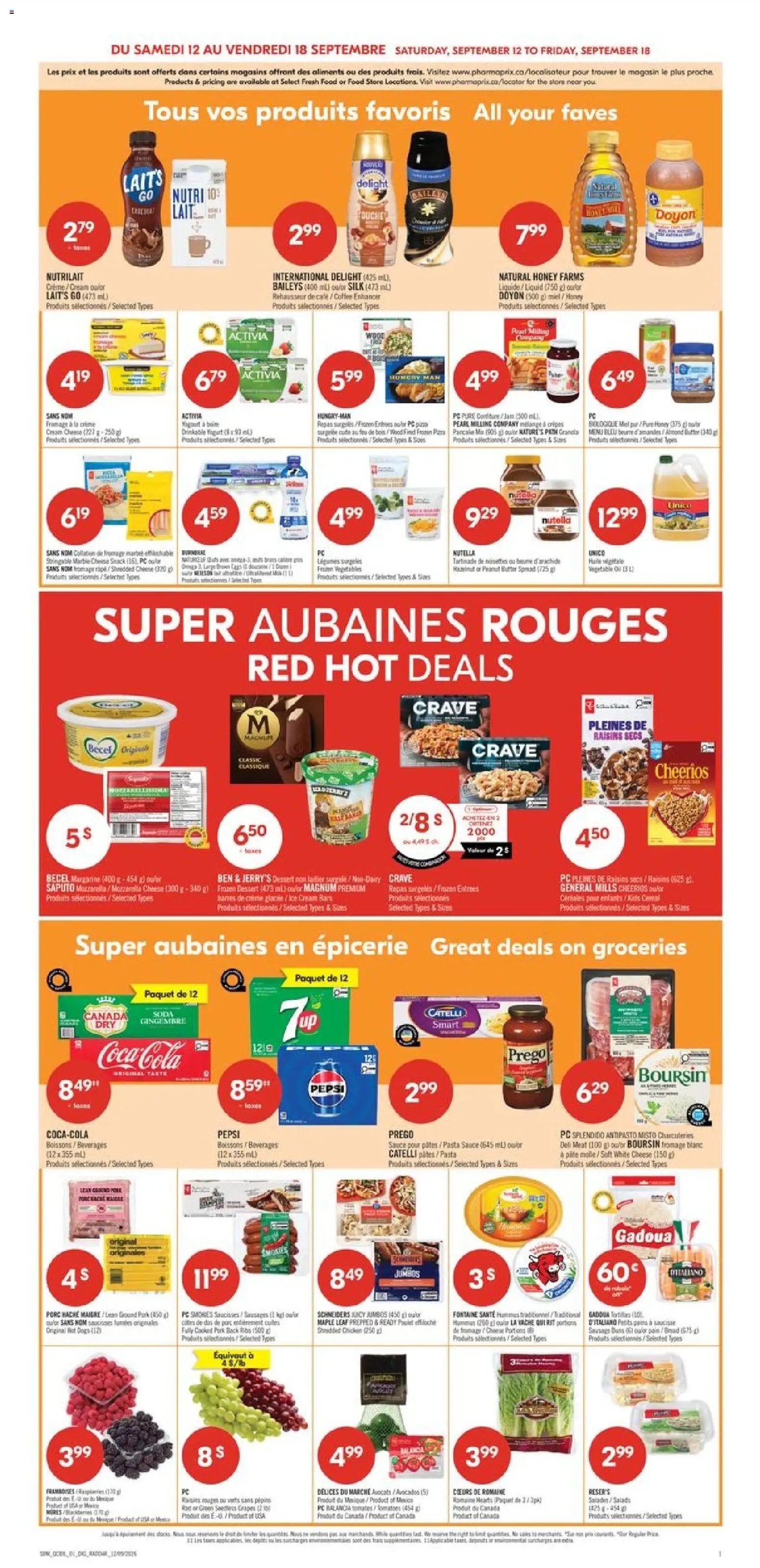Pharmaprix weekly flyer / circulaire