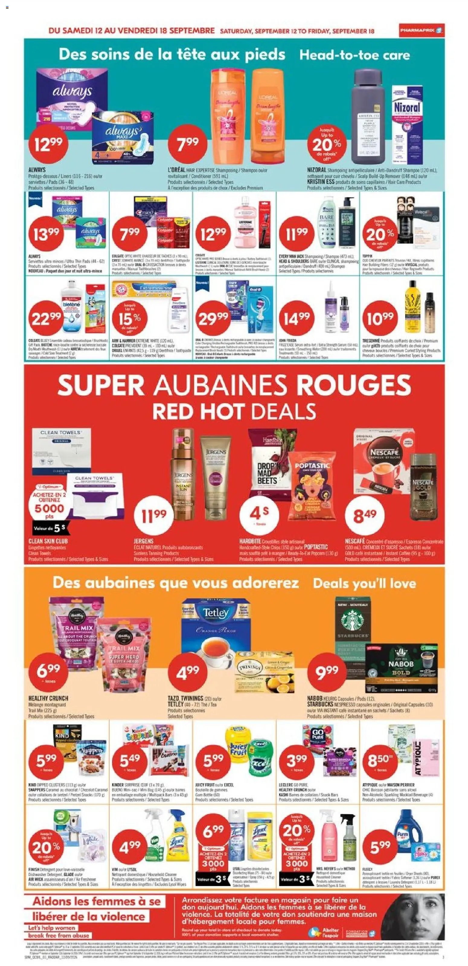 Pharmaprix weekly flyer / circulaire
