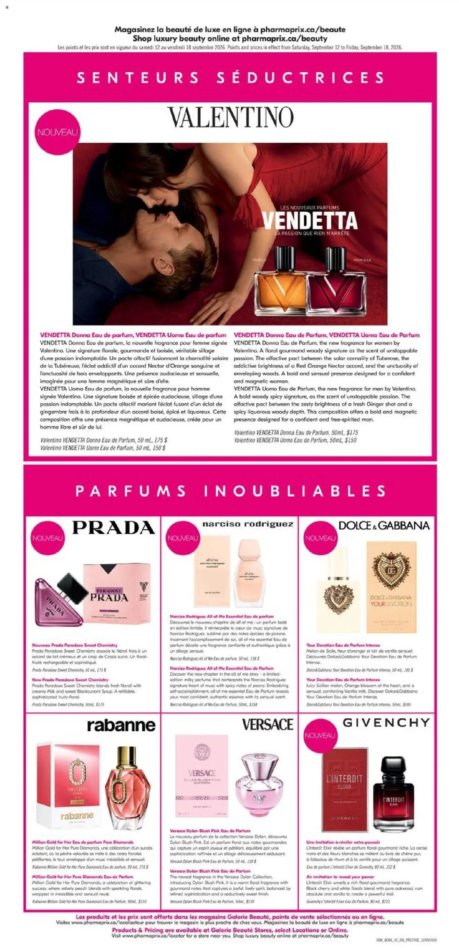 Pharmaprix weekly flyer / circulaire