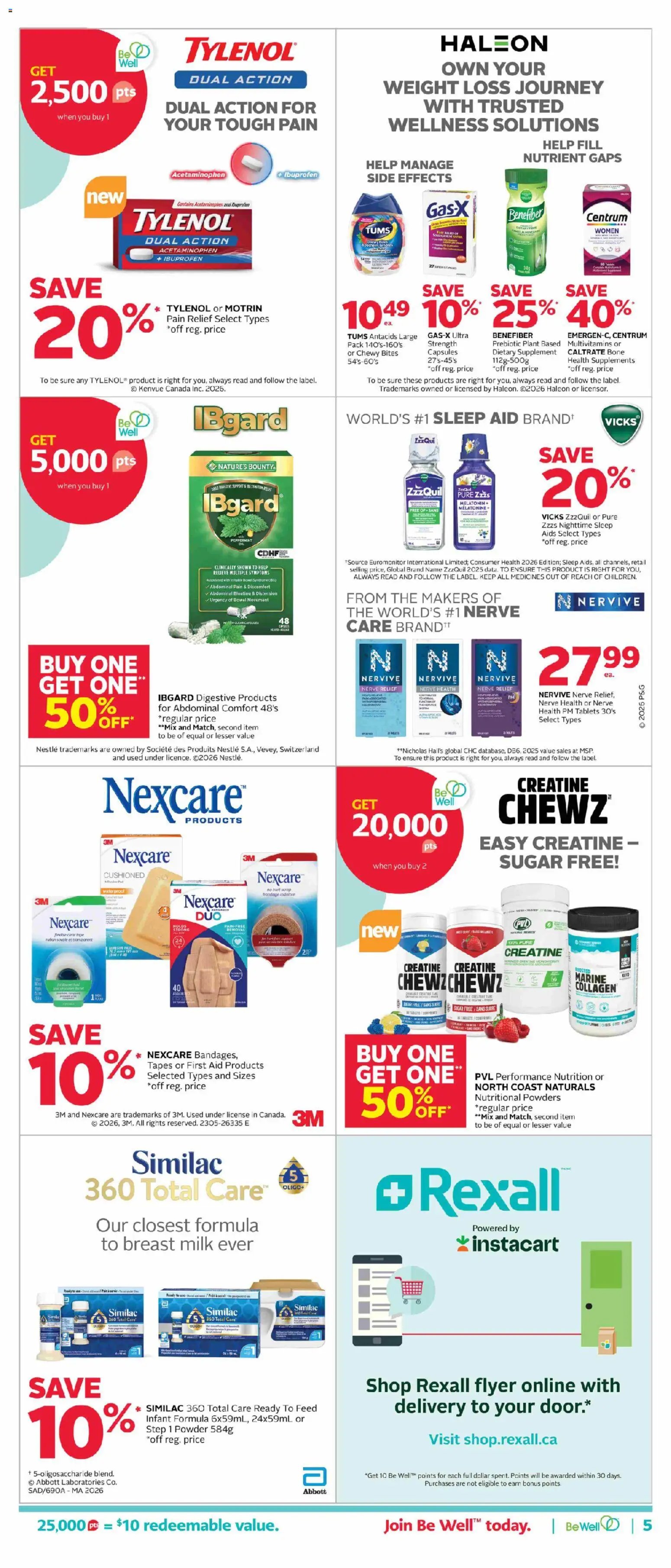 Rexall weekly flyer / circulaire