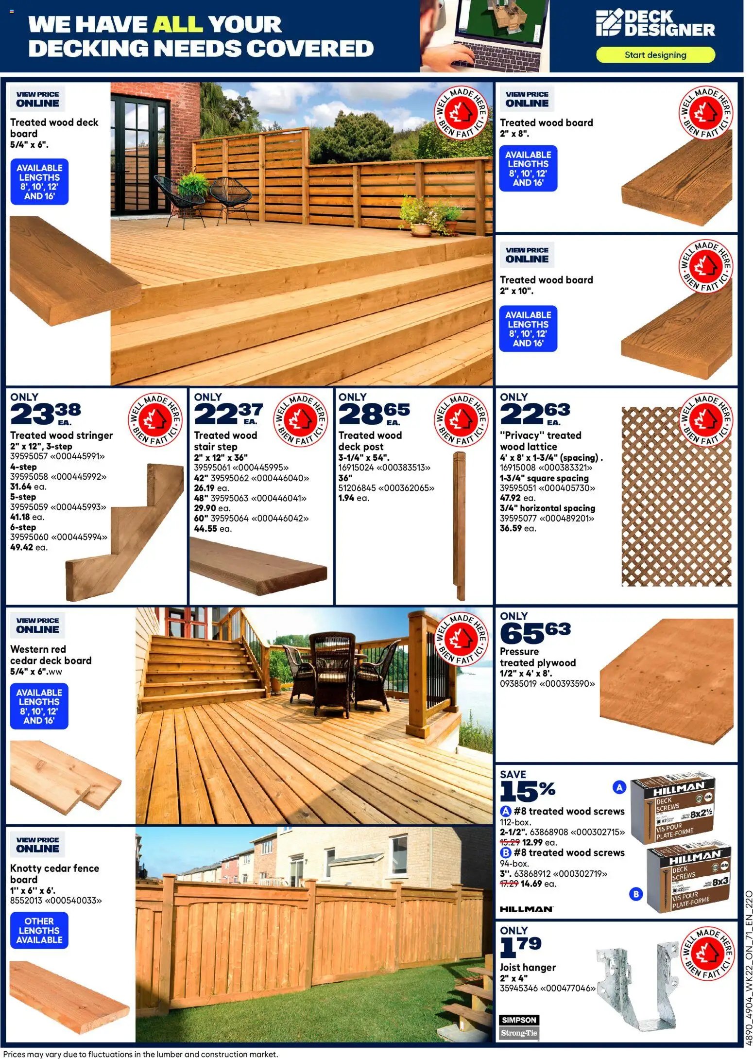 Rona weekly flyer