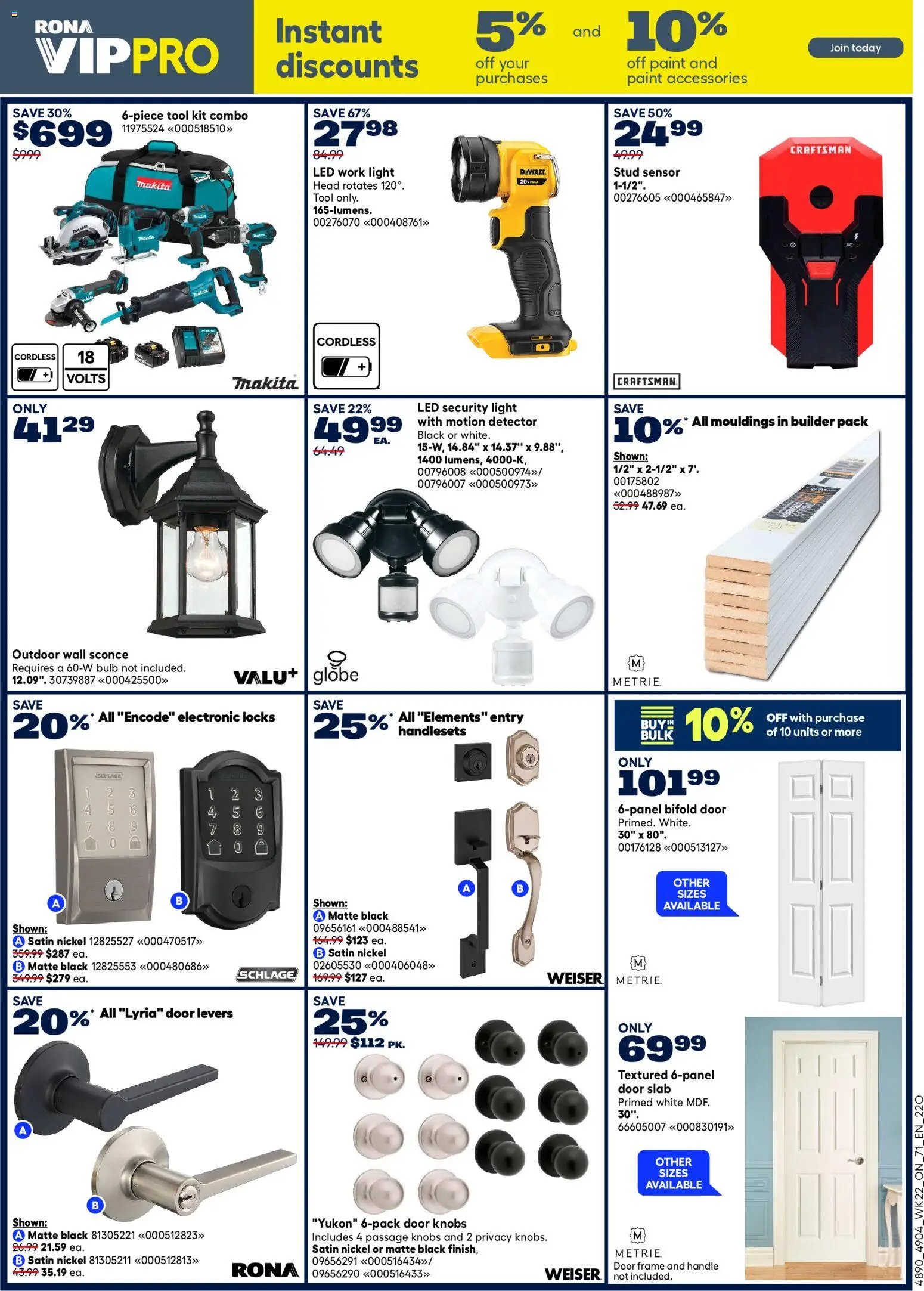 Rona weekly flyer