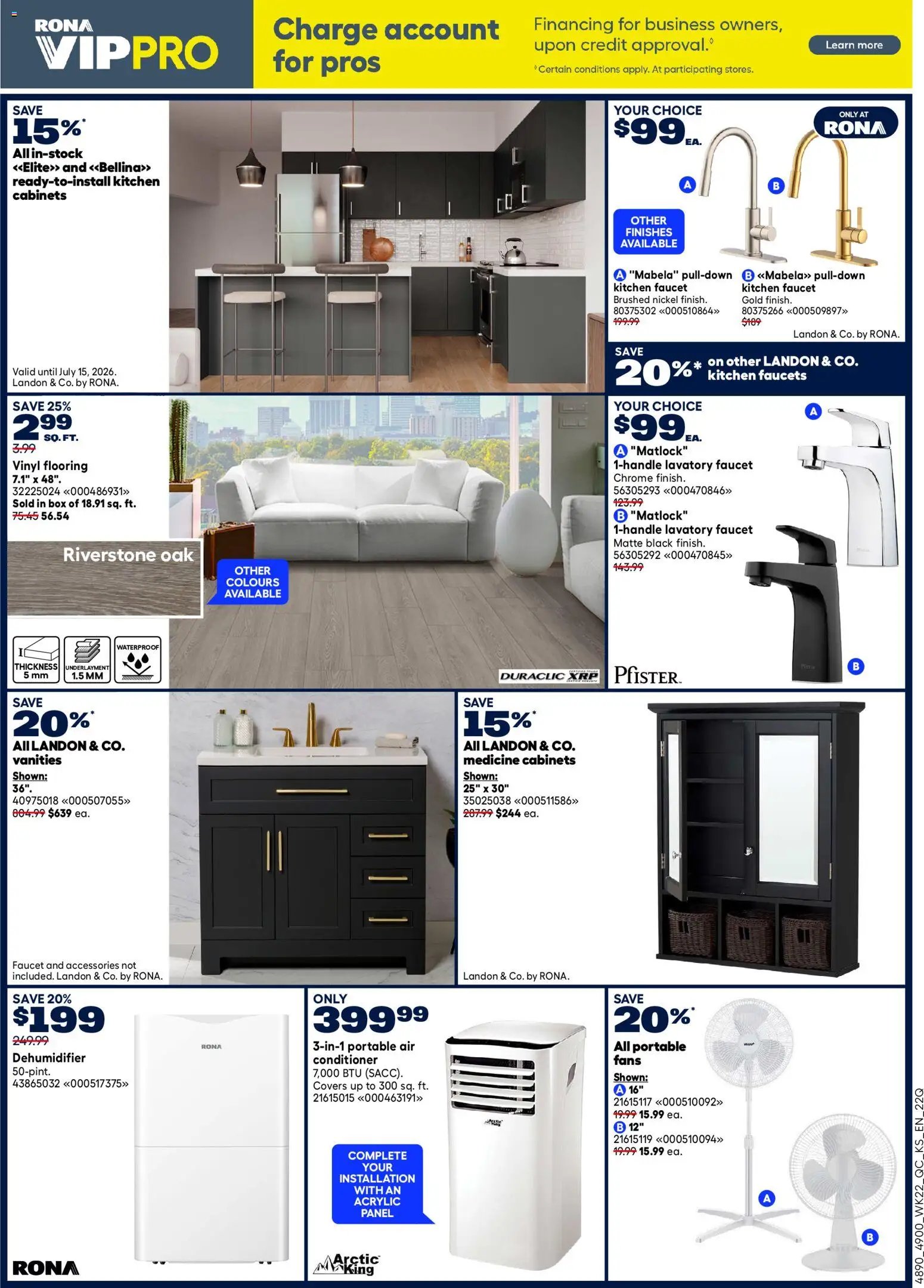 Rona weekly flyer