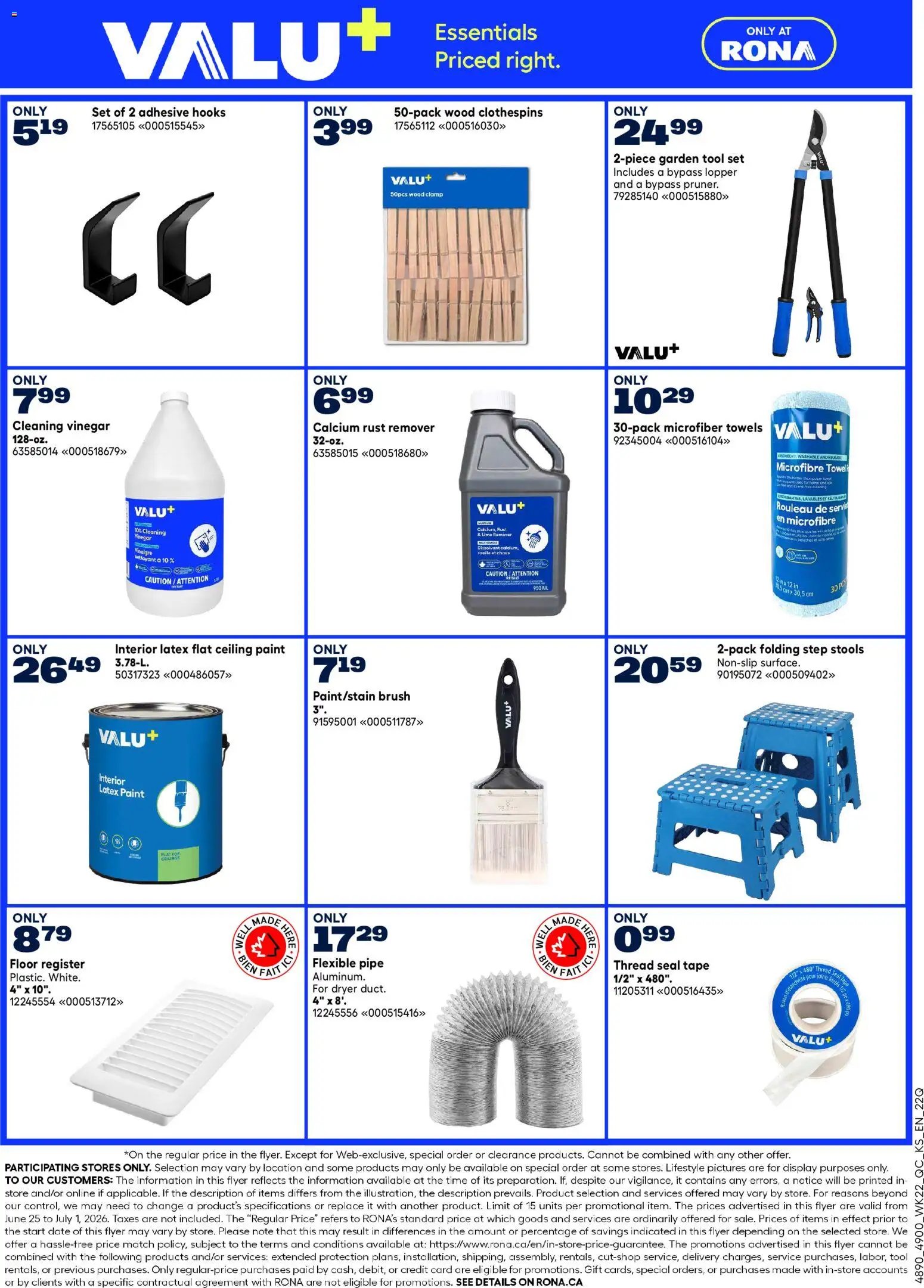 Rona weekly flyer