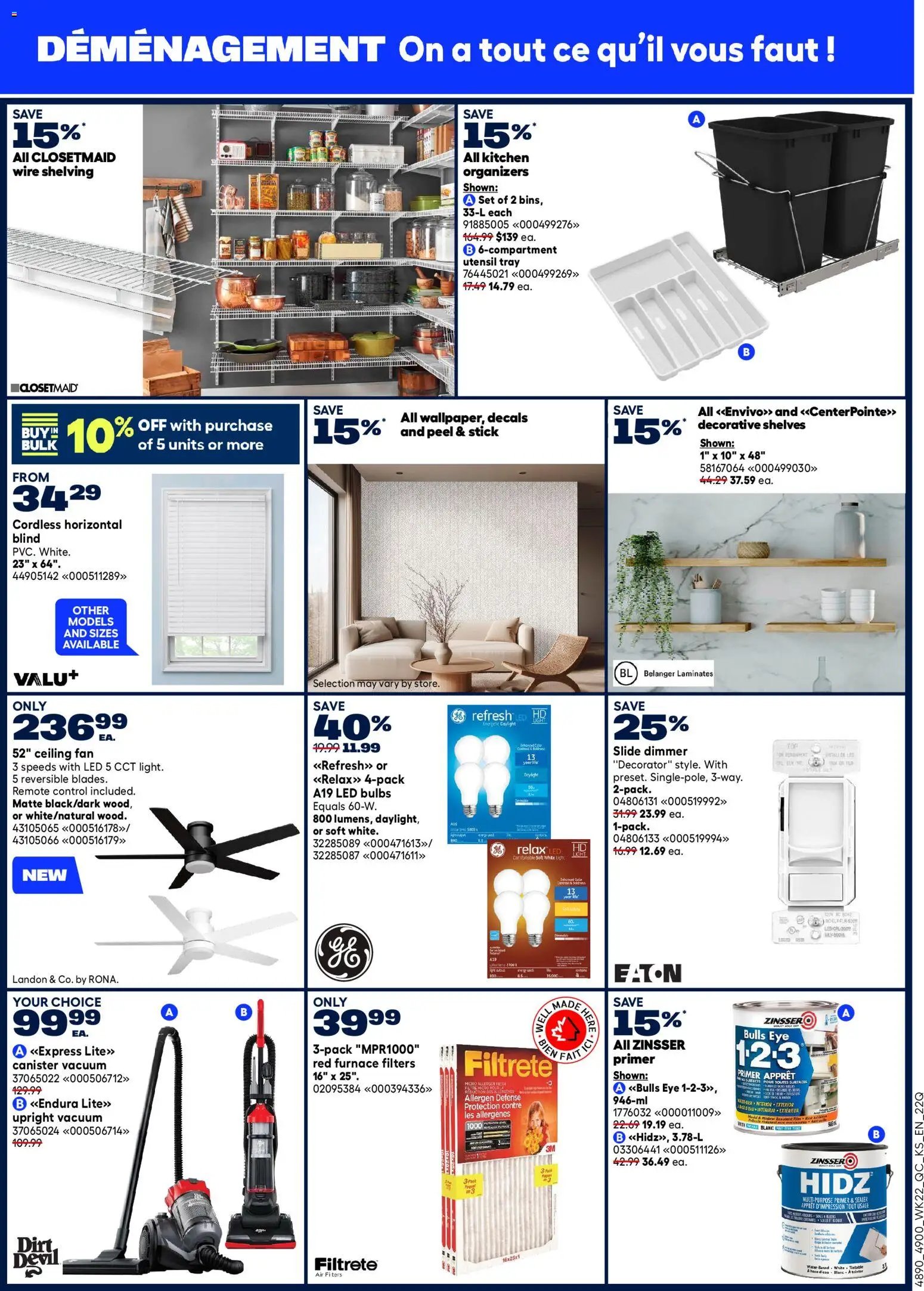 Rona weekly flyer