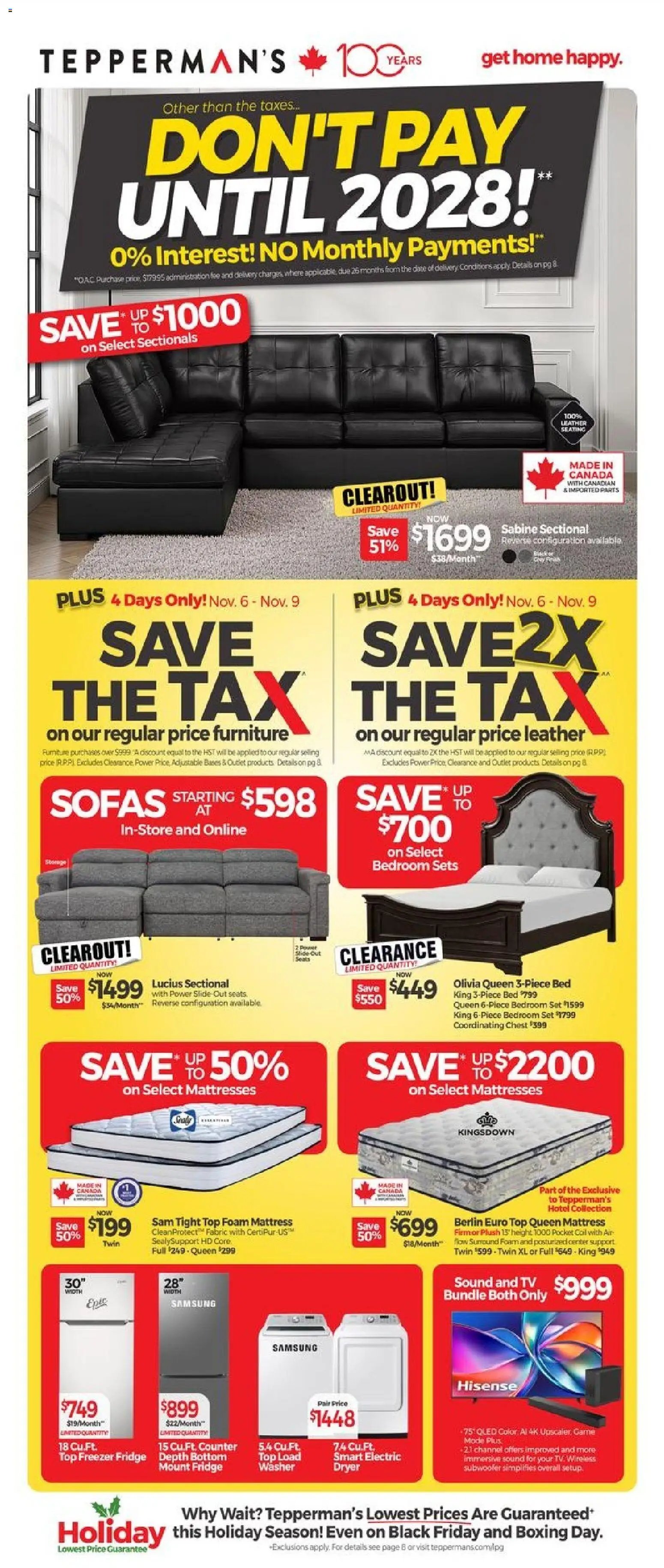 Tepperman's weekly flyer / circulaire (2025-11-06 - 2025-11-12) | 1