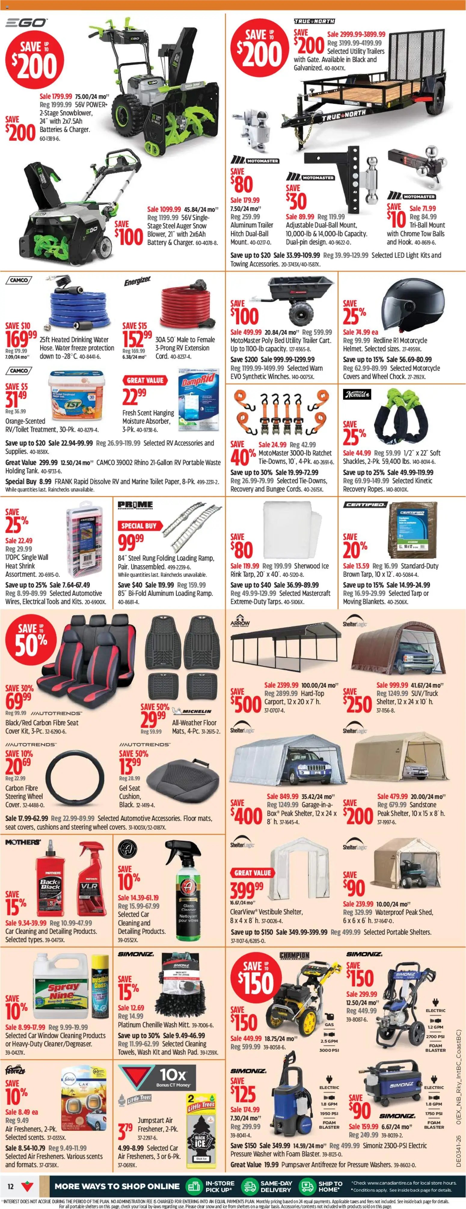 Canadian Tire weekly flyer