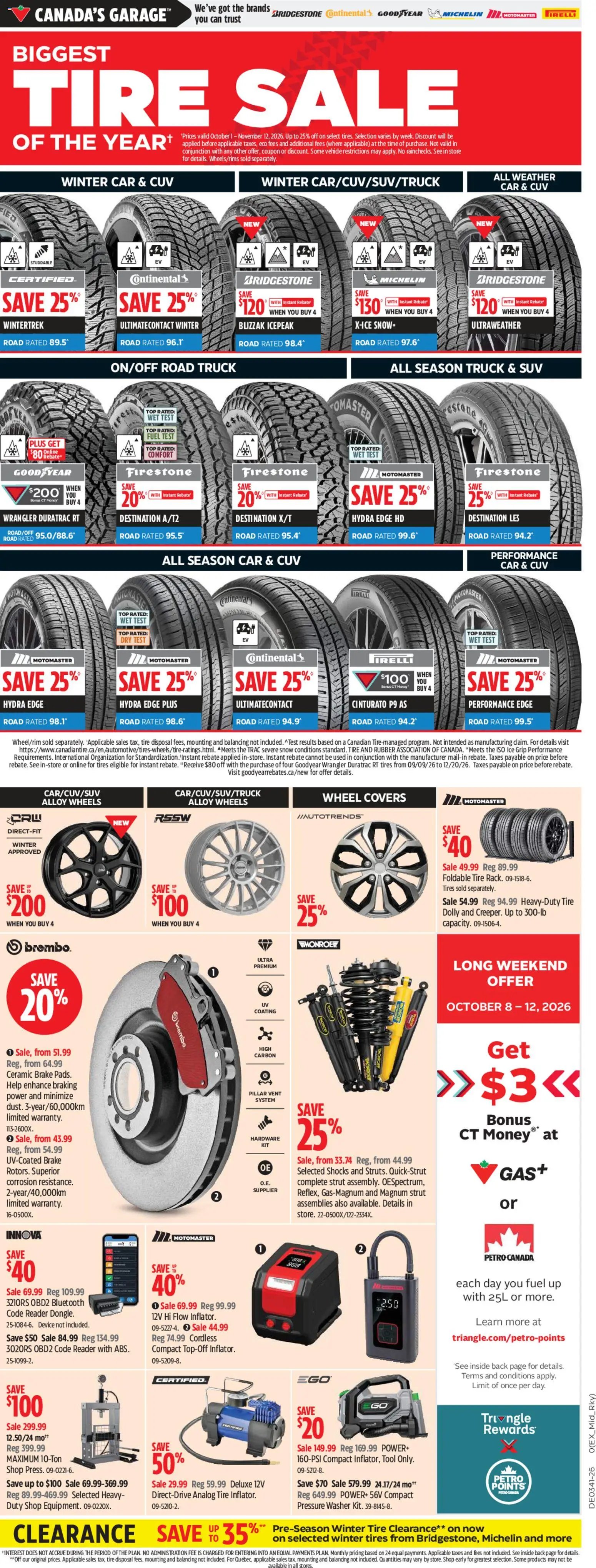 Canadian Tire weekly flyer