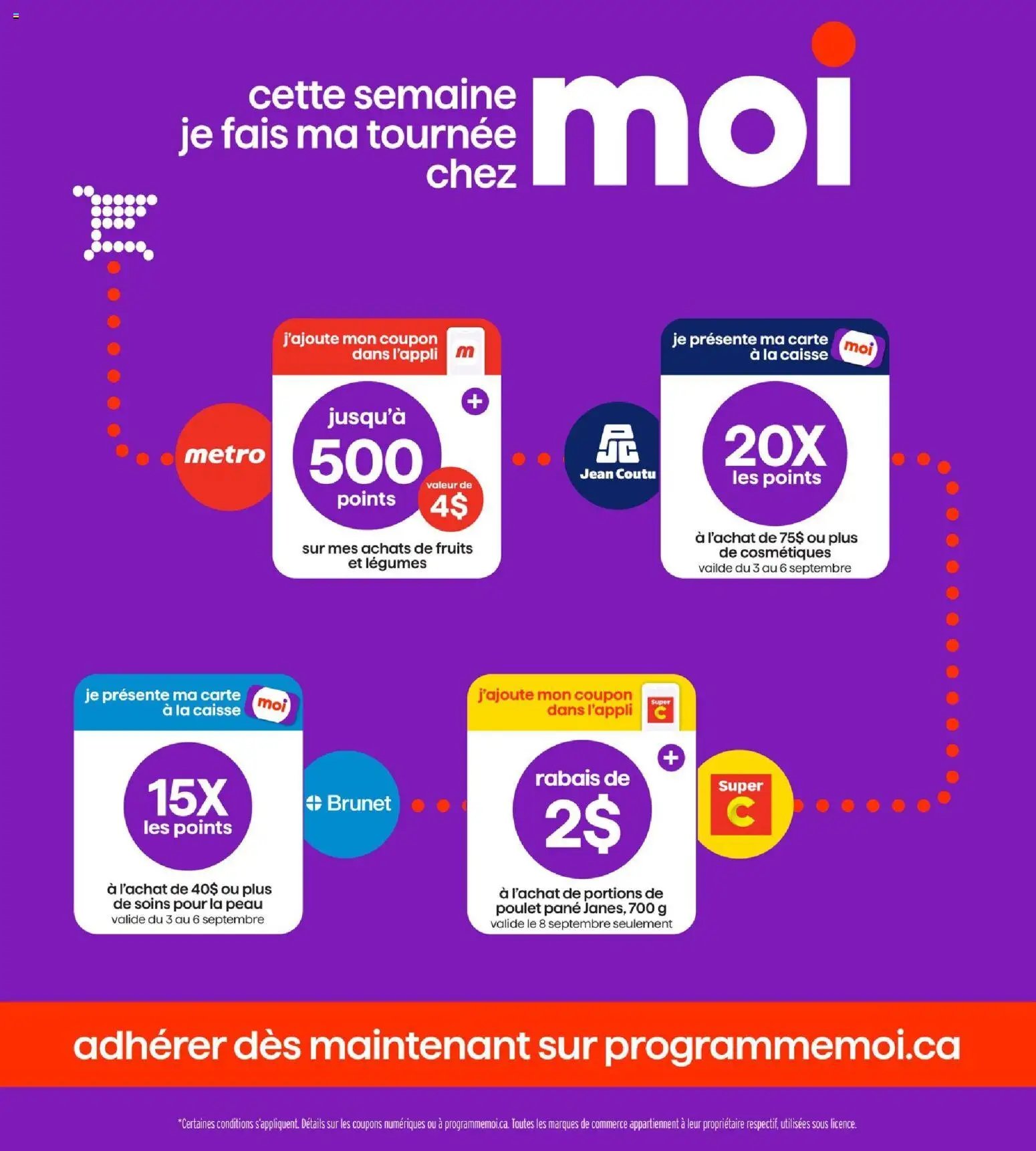 Brunet weekly flyer / circulaire