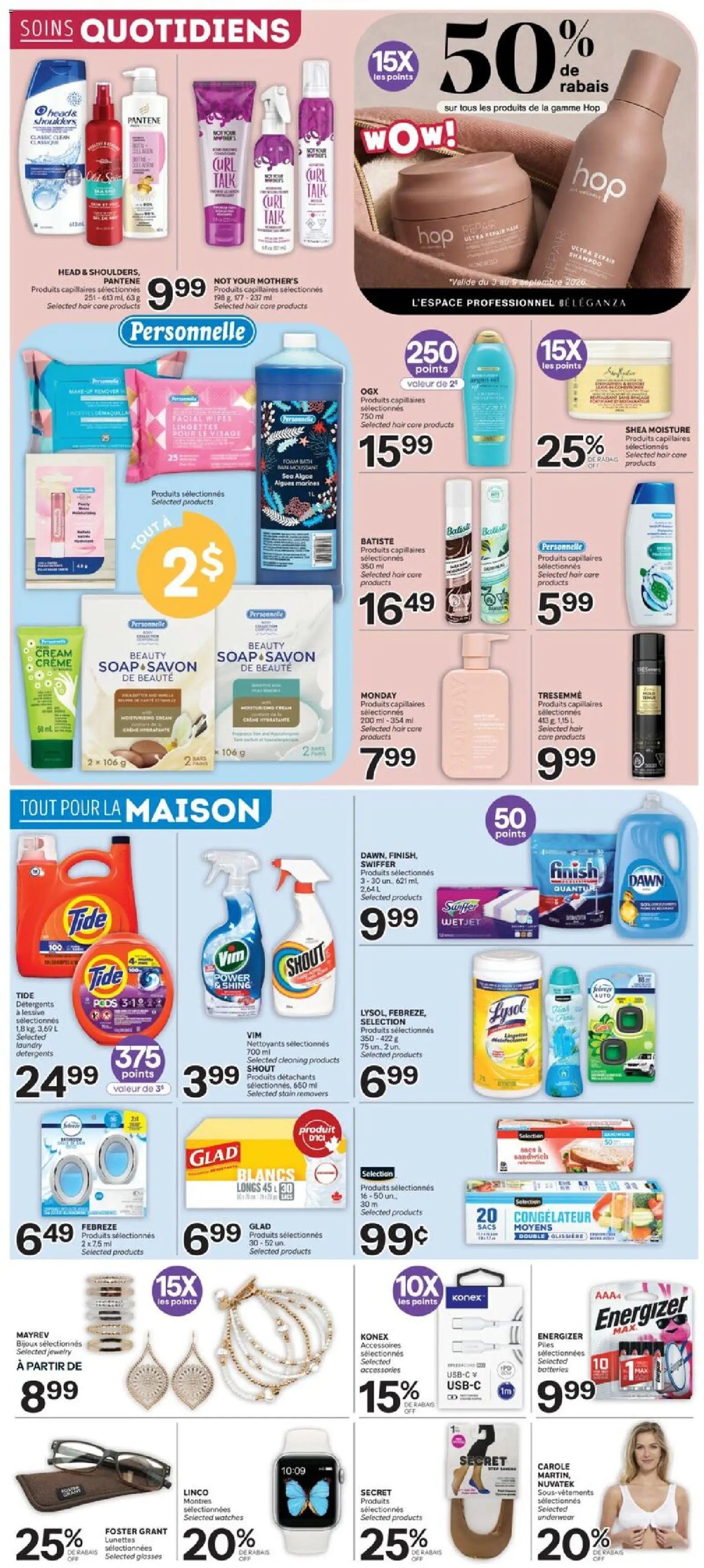 Brunet weekly flyer / circulaire
