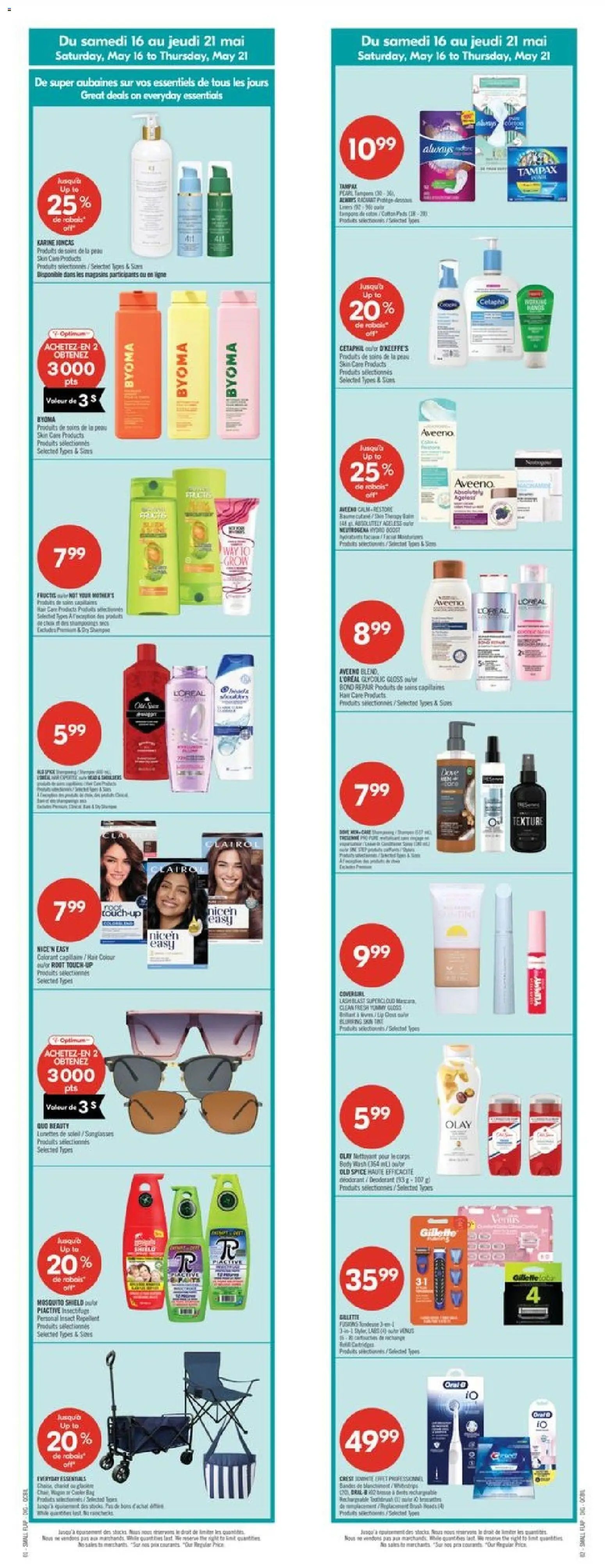 Pharmaprix weekly flyer / circulaire