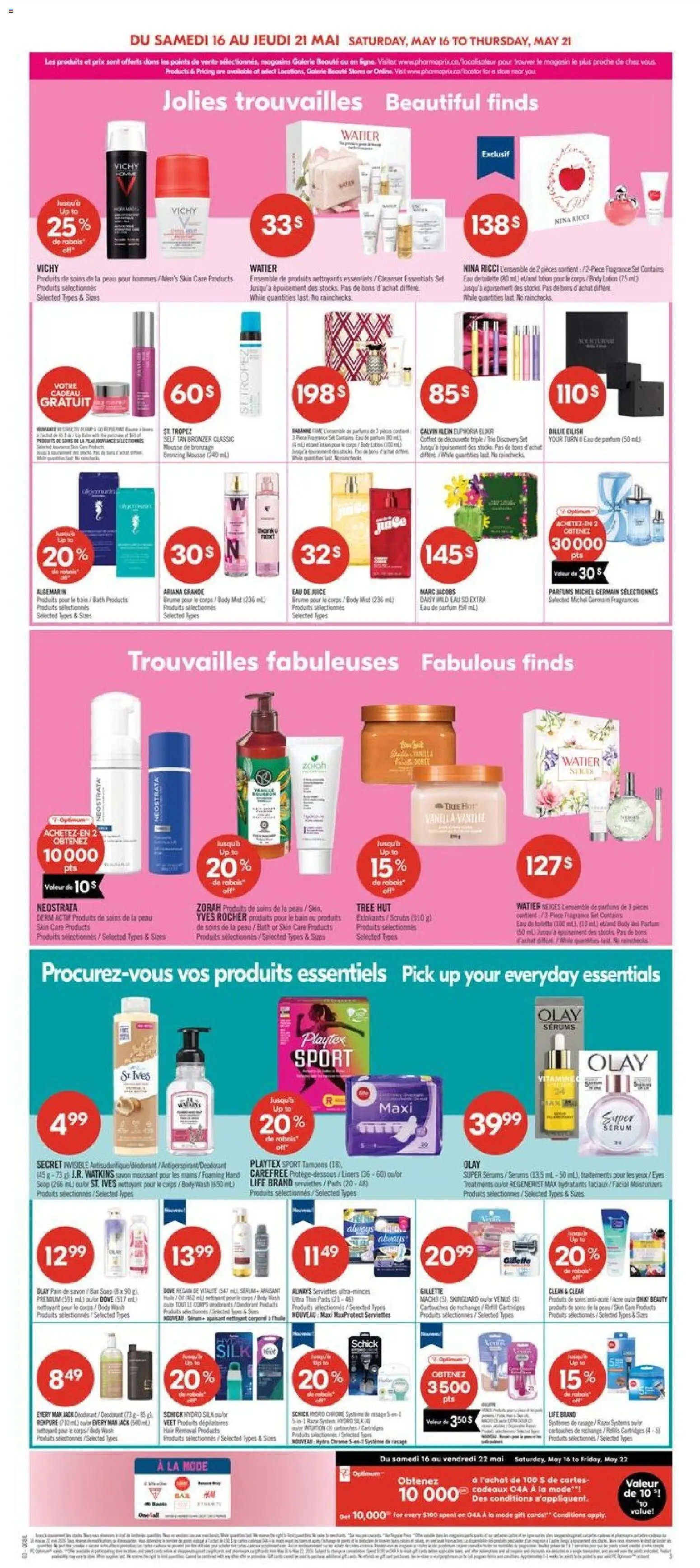 Pharmaprix weekly flyer / circulaire