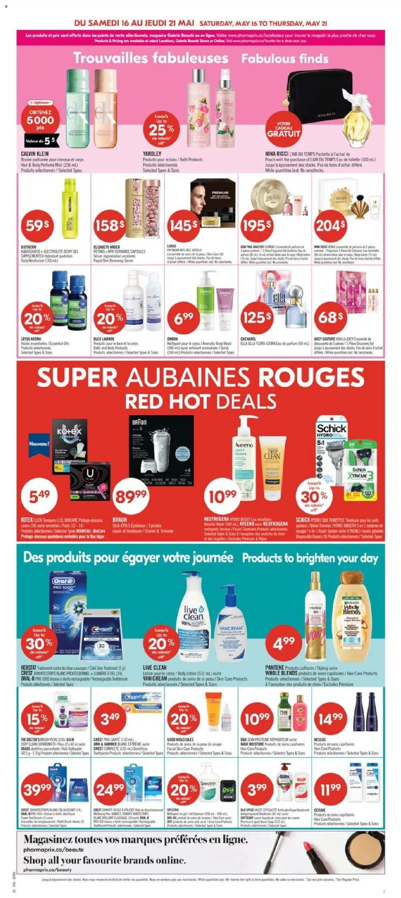 Pharmaprix weekly flyer / circulaire