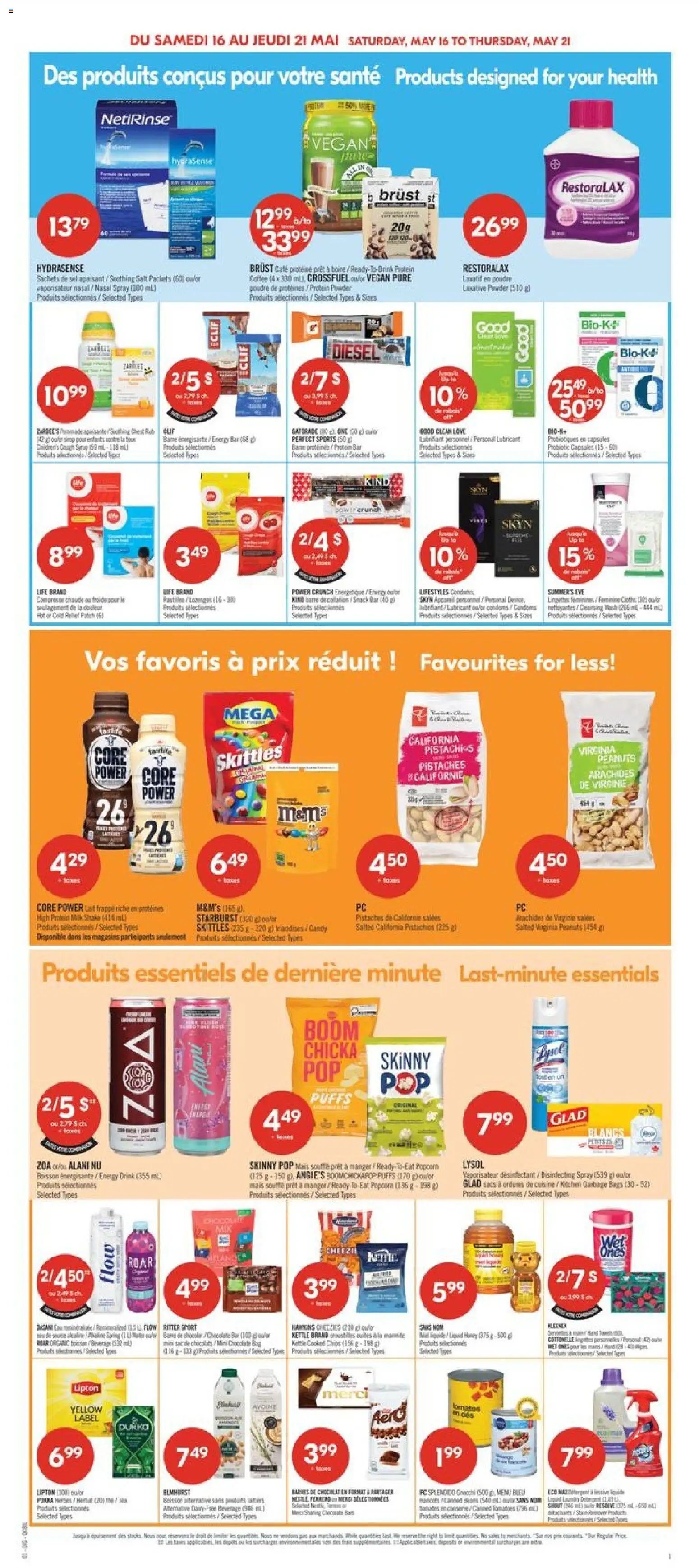 Pharmaprix weekly flyer / circulaire