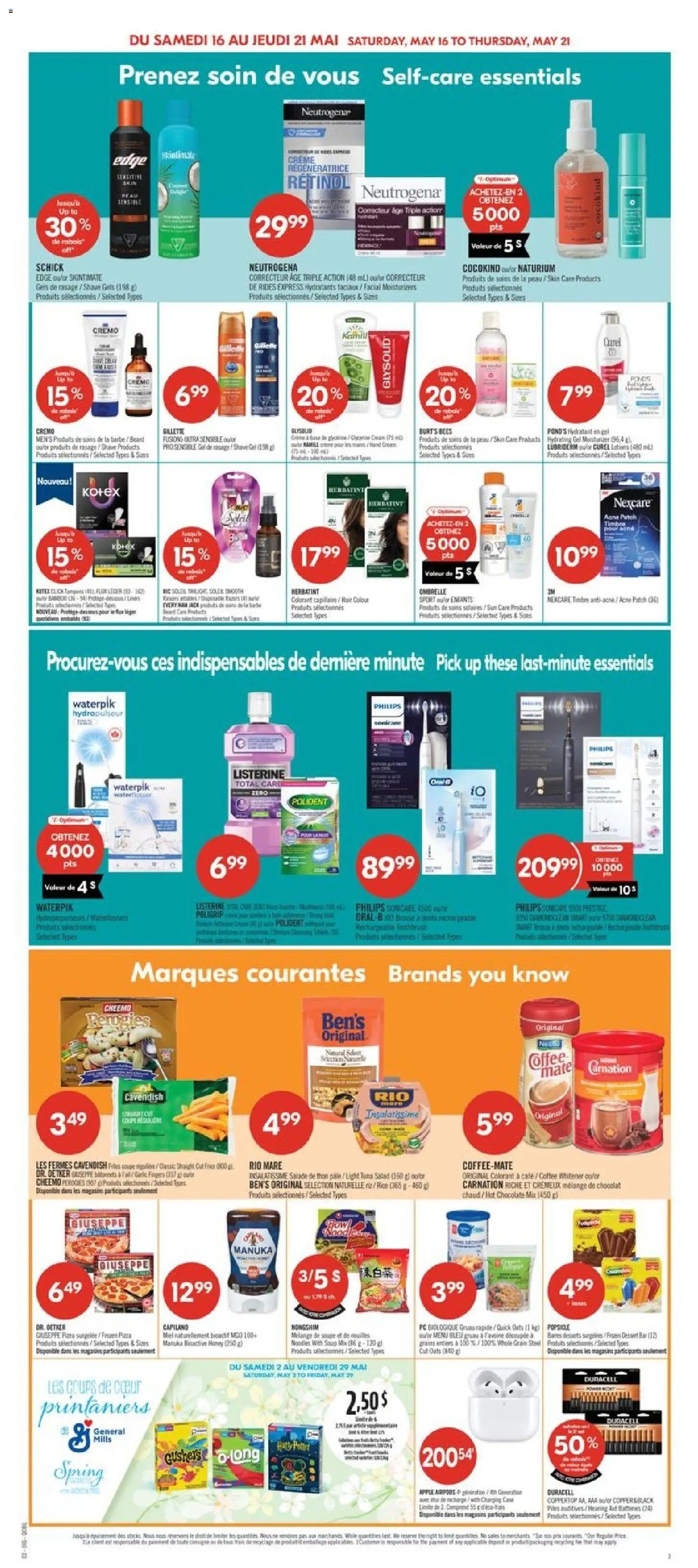 Pharmaprix weekly flyer / circulaire