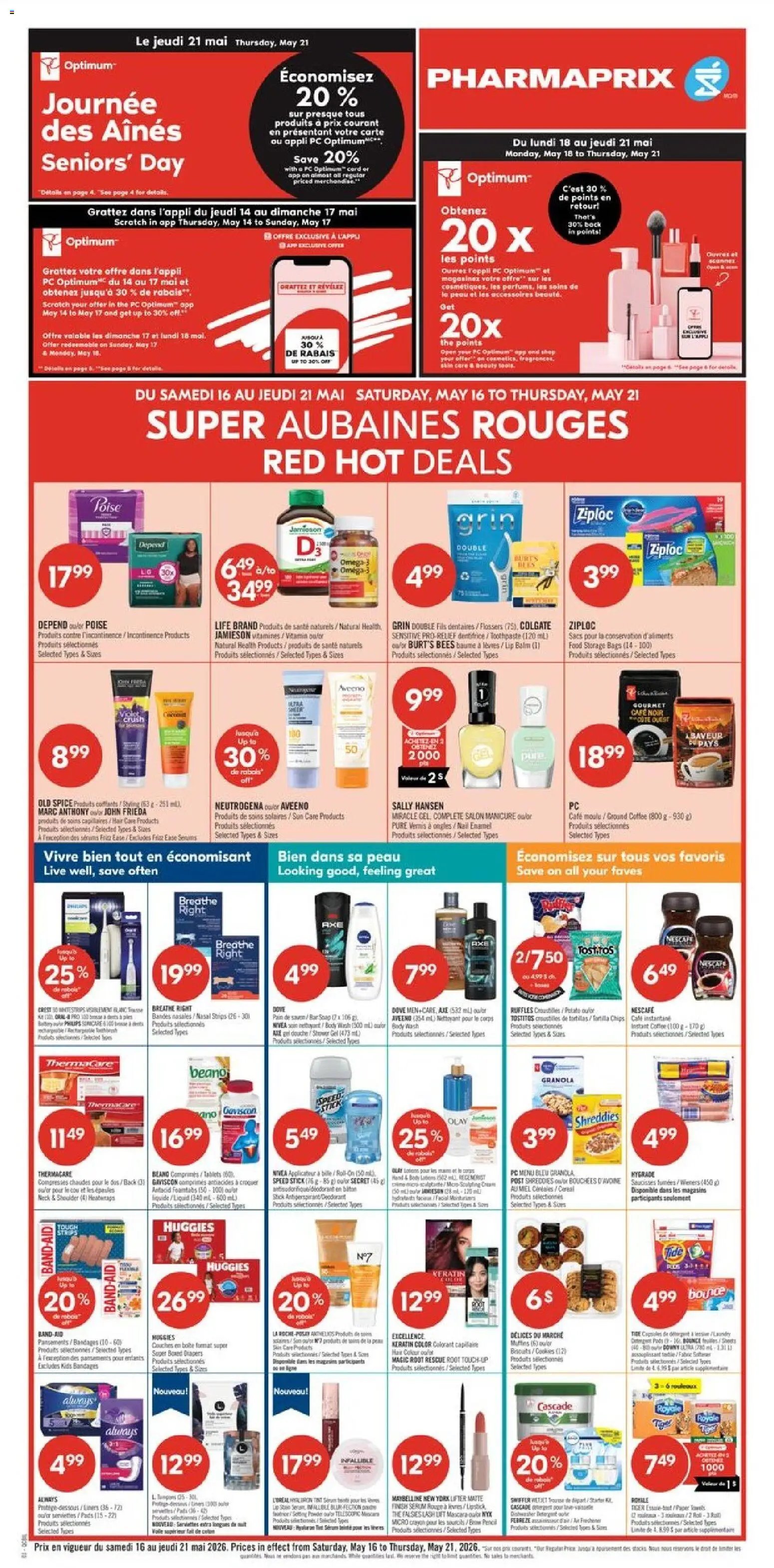Pharmaprix weekly flyer / circulaire