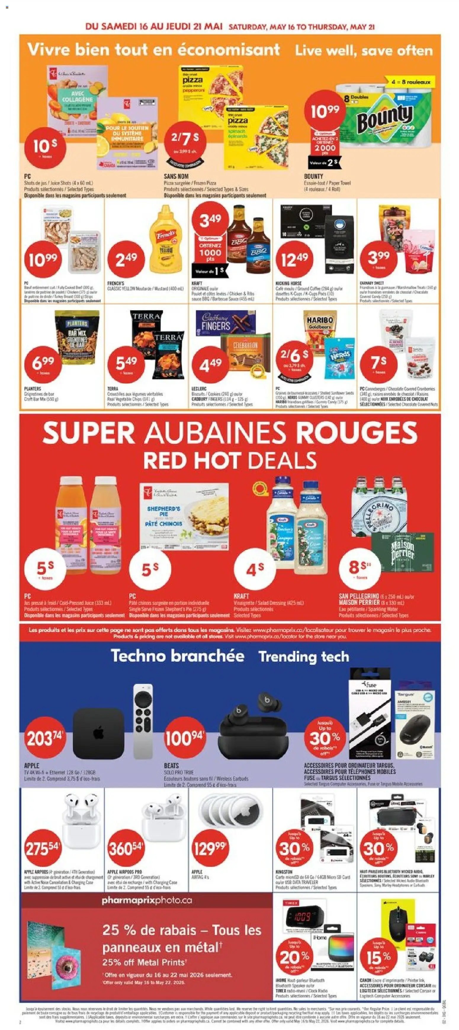 Pharmaprix weekly flyer / circulaire