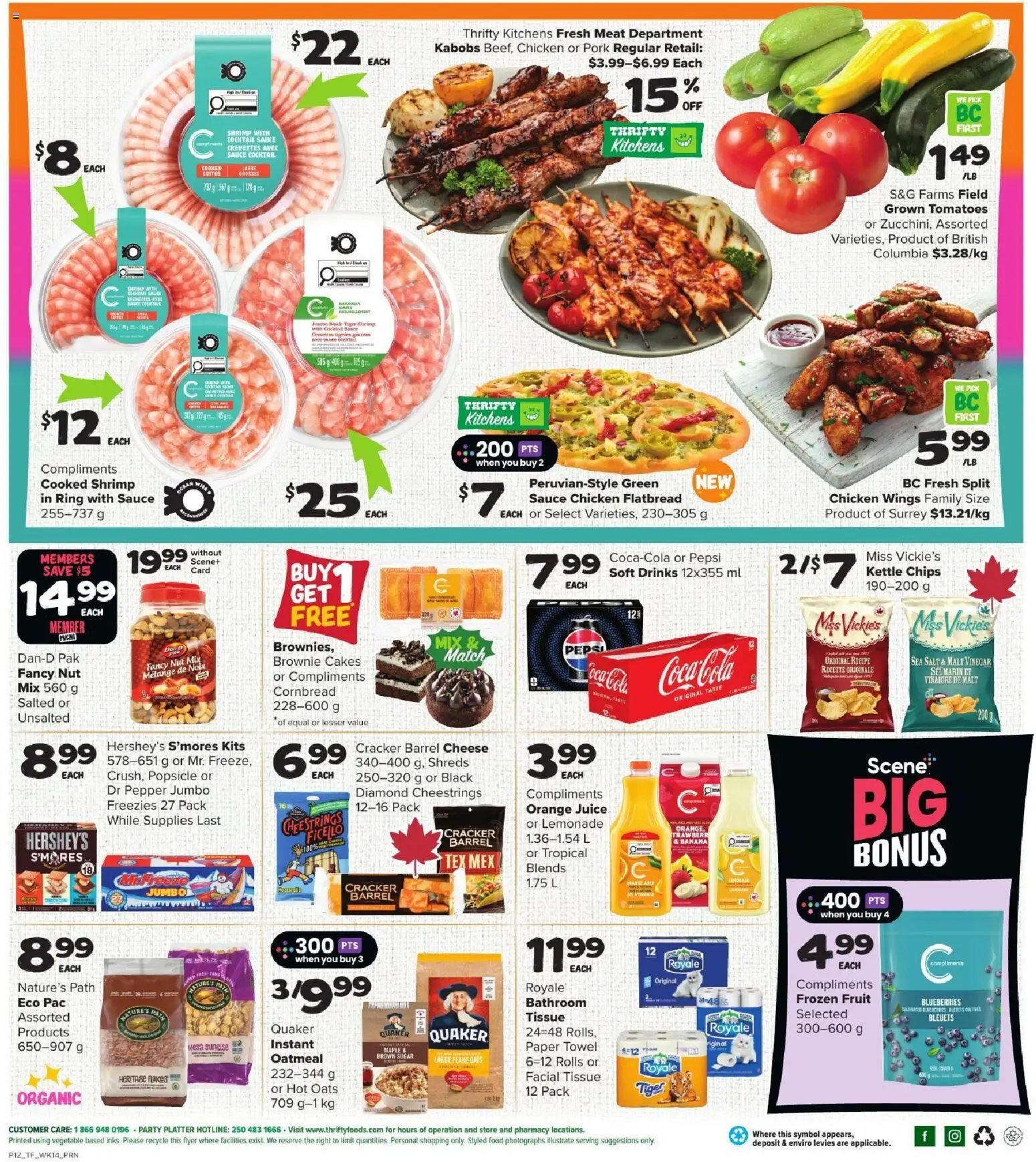 Thrifty Foods weekly flyer / circulaire
