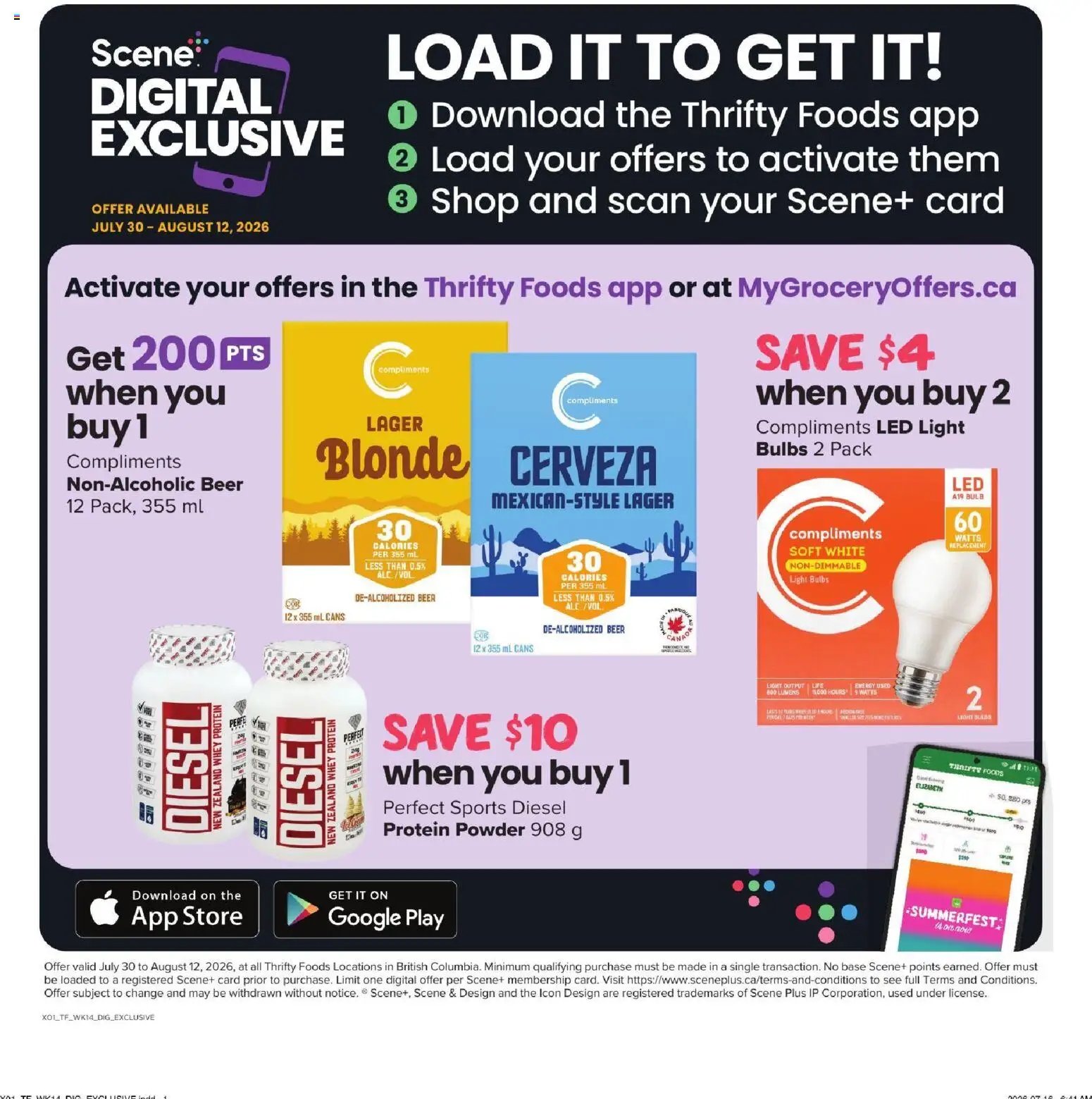 Thrifty Foods weekly flyer / circulaire