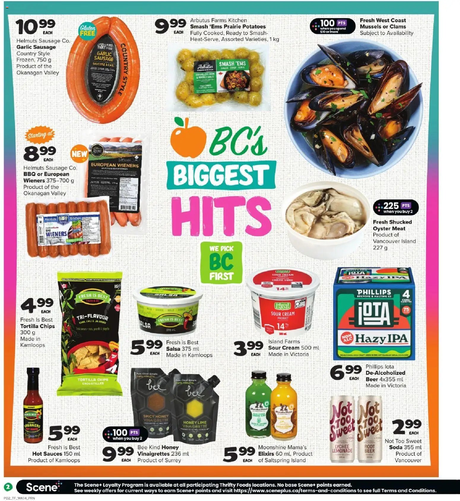 Thrifty Foods weekly flyer / circulaire