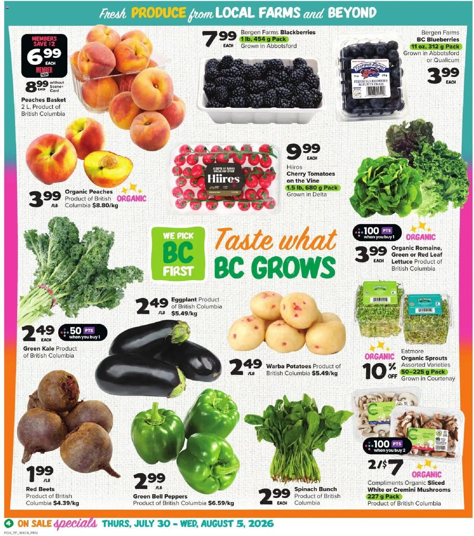 Thrifty Foods weekly flyer / circulaire