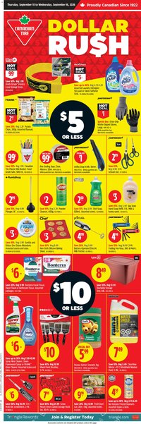 Canadian Tire flyer - Dollar Rush