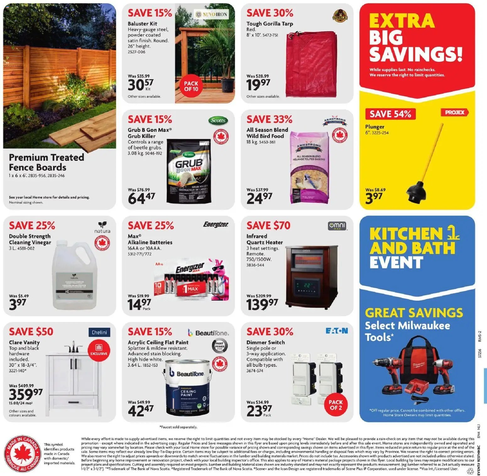 Home Hardware weekly flyer / circulaire
