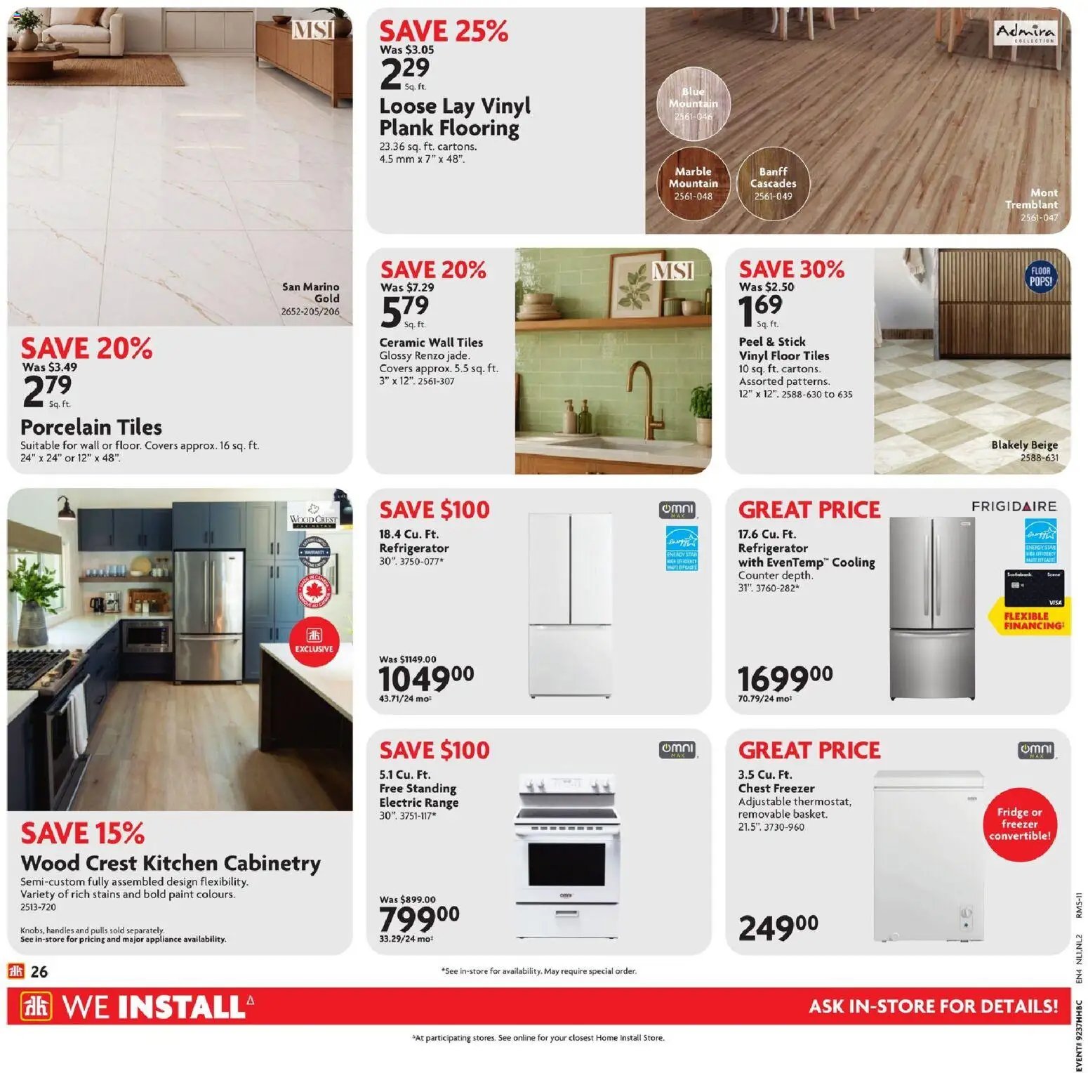 Home Hardware weekly flyer / circulaire