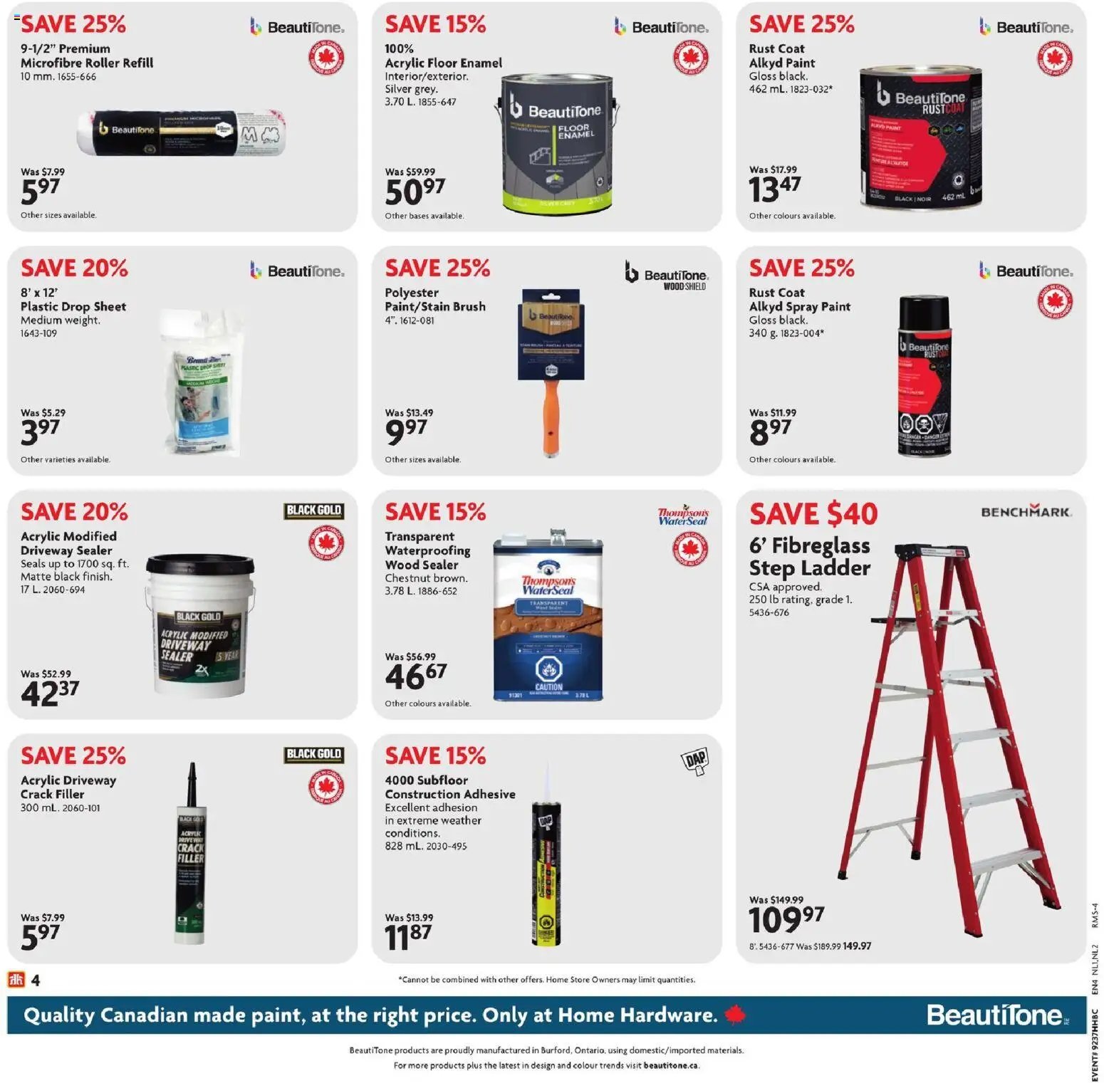 Home Hardware weekly flyer / circulaire