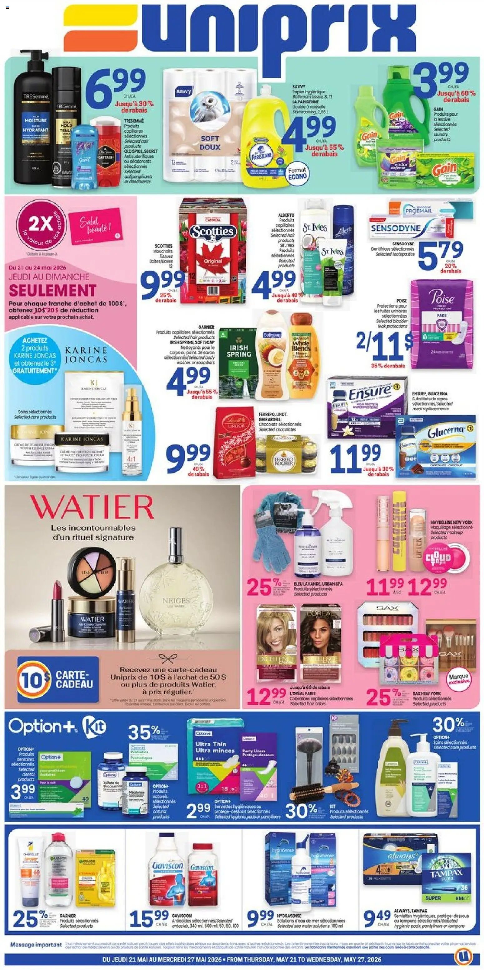 Uniprix weekly flyer / circulaire (2026-05-21 - 2026-05-27) | 1