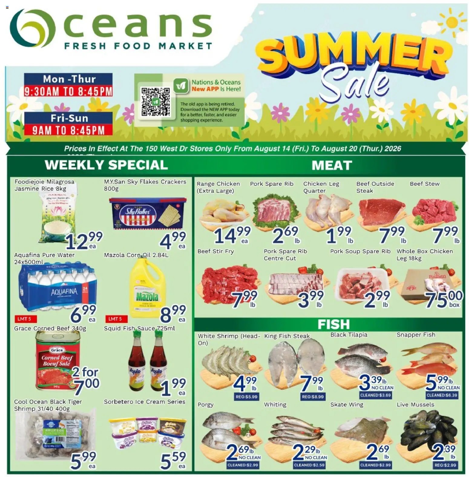 Oceans weekly flyer / circulaire