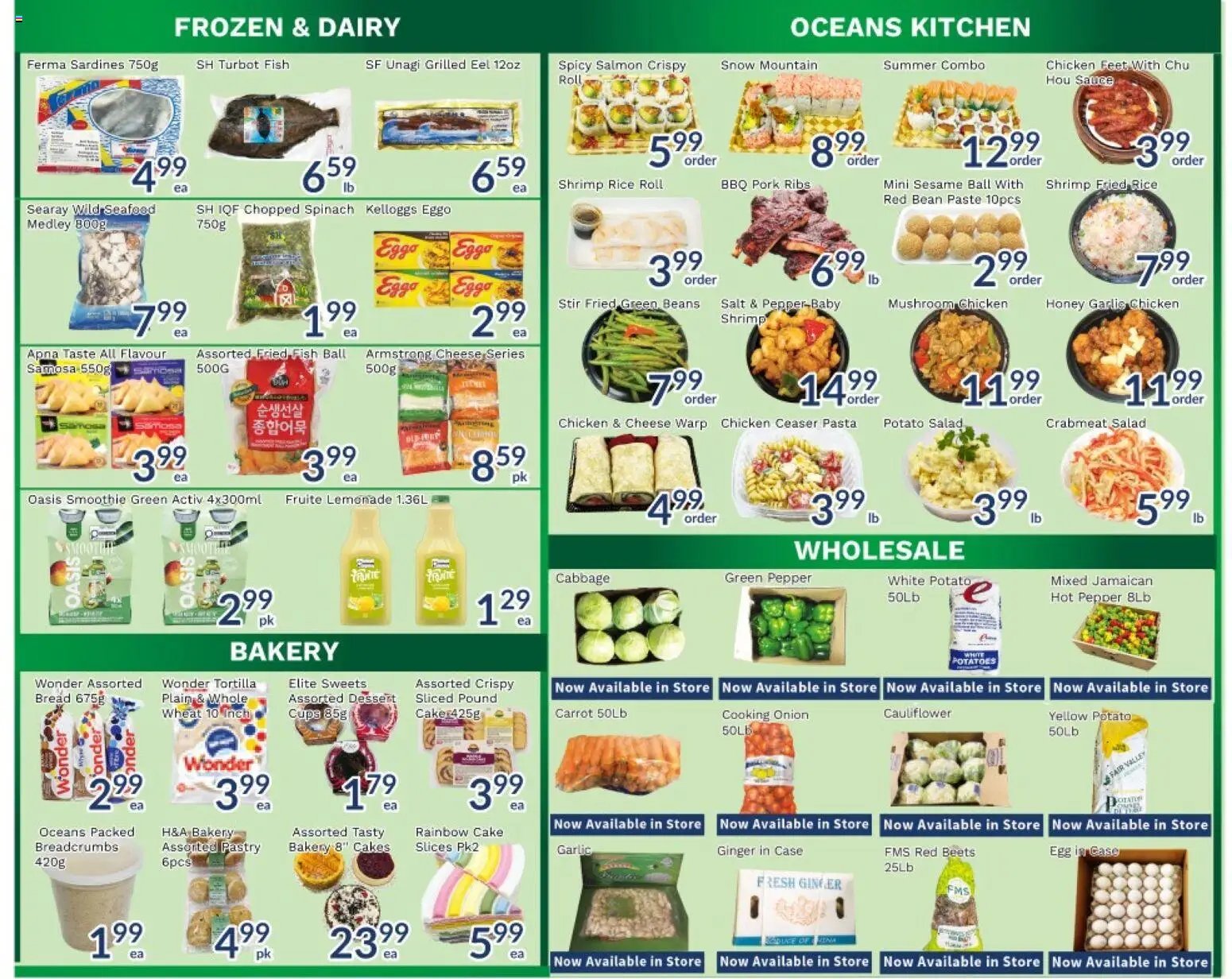 Oceans weekly flyer / circulaire