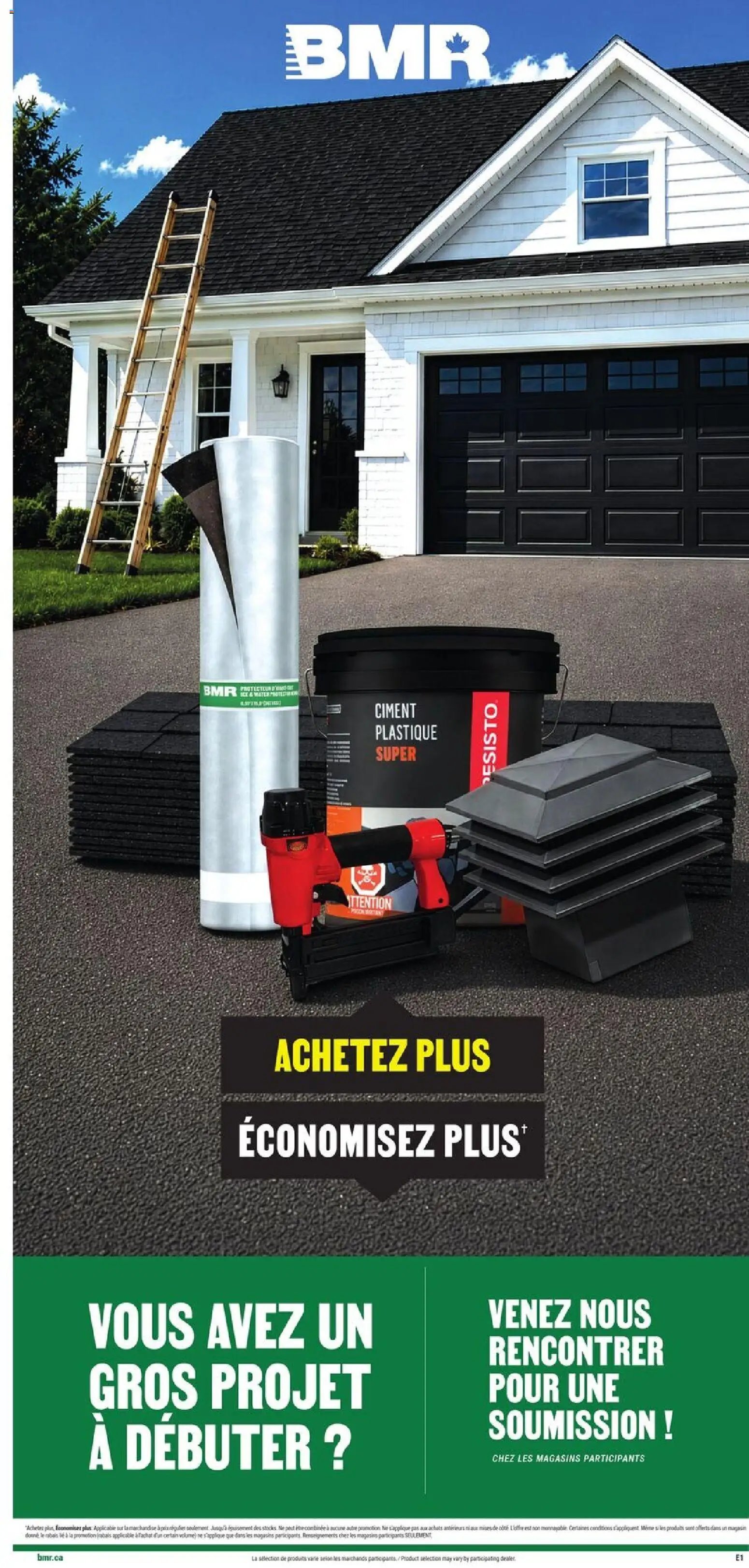 BMR weekly flyer / circulaire