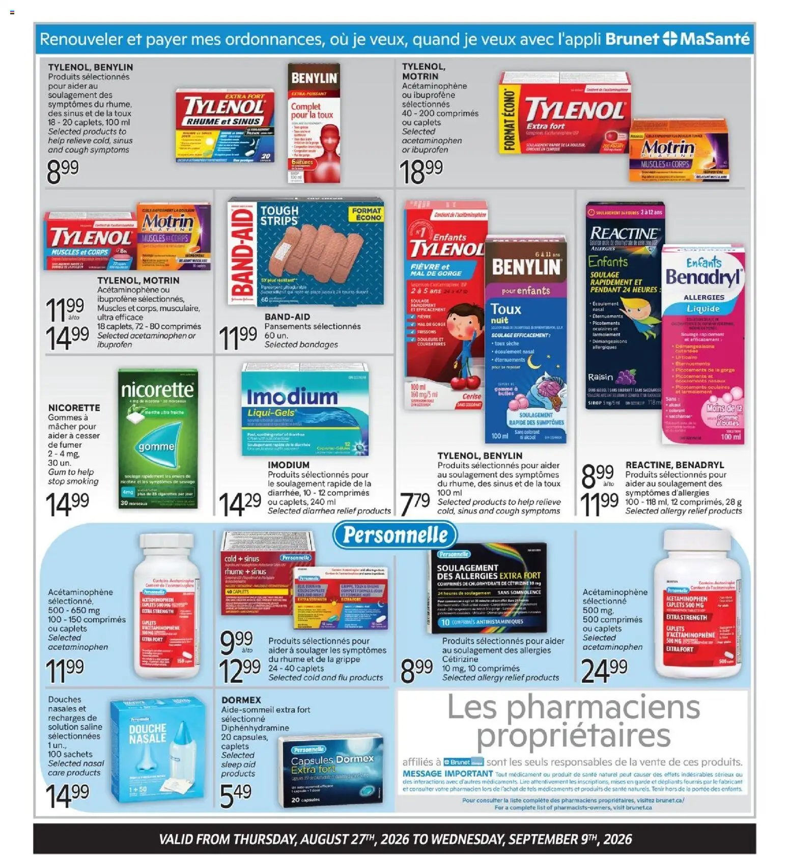Brunet flyer - Clinique