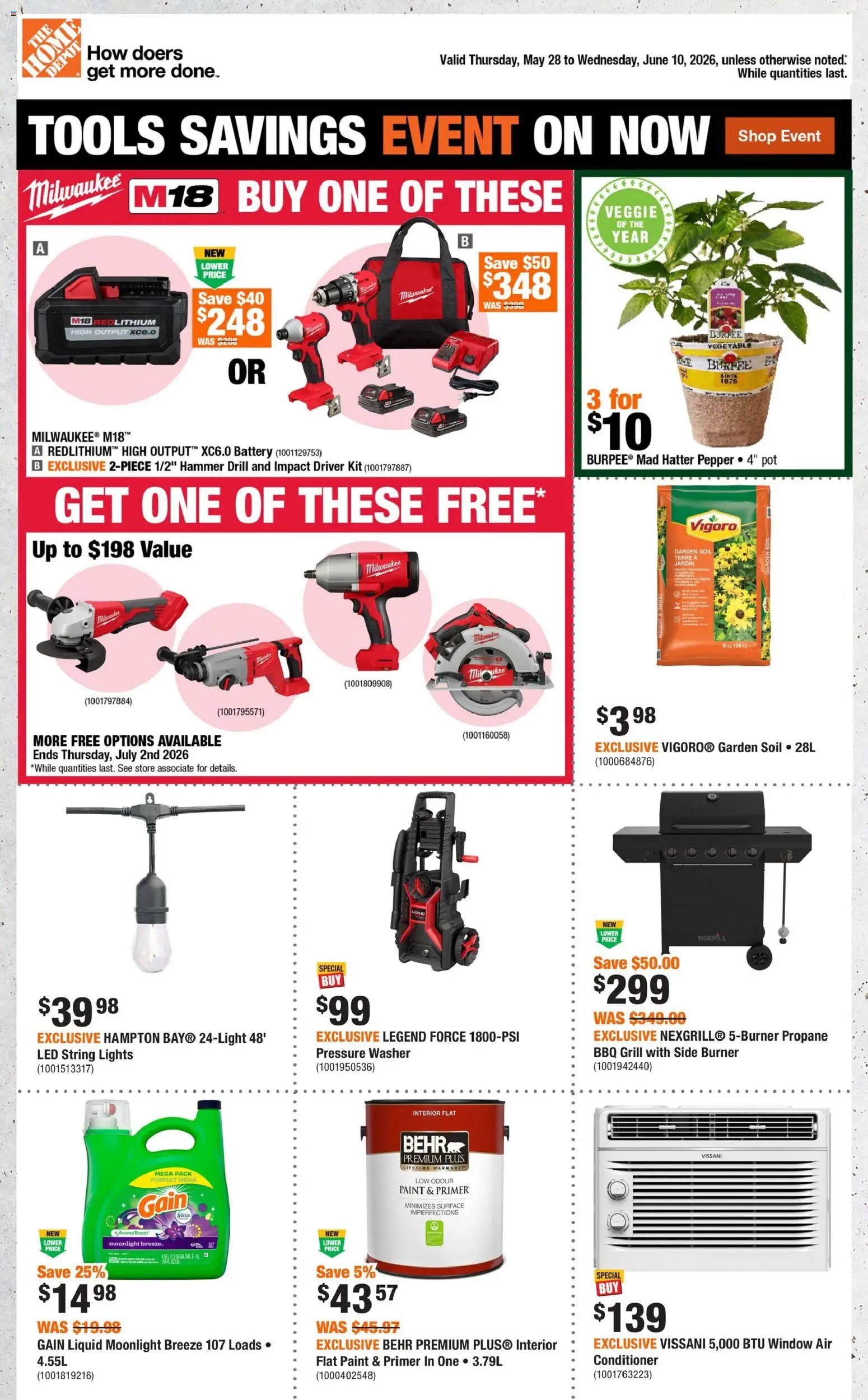 Home Depot weekly flyer -QC
