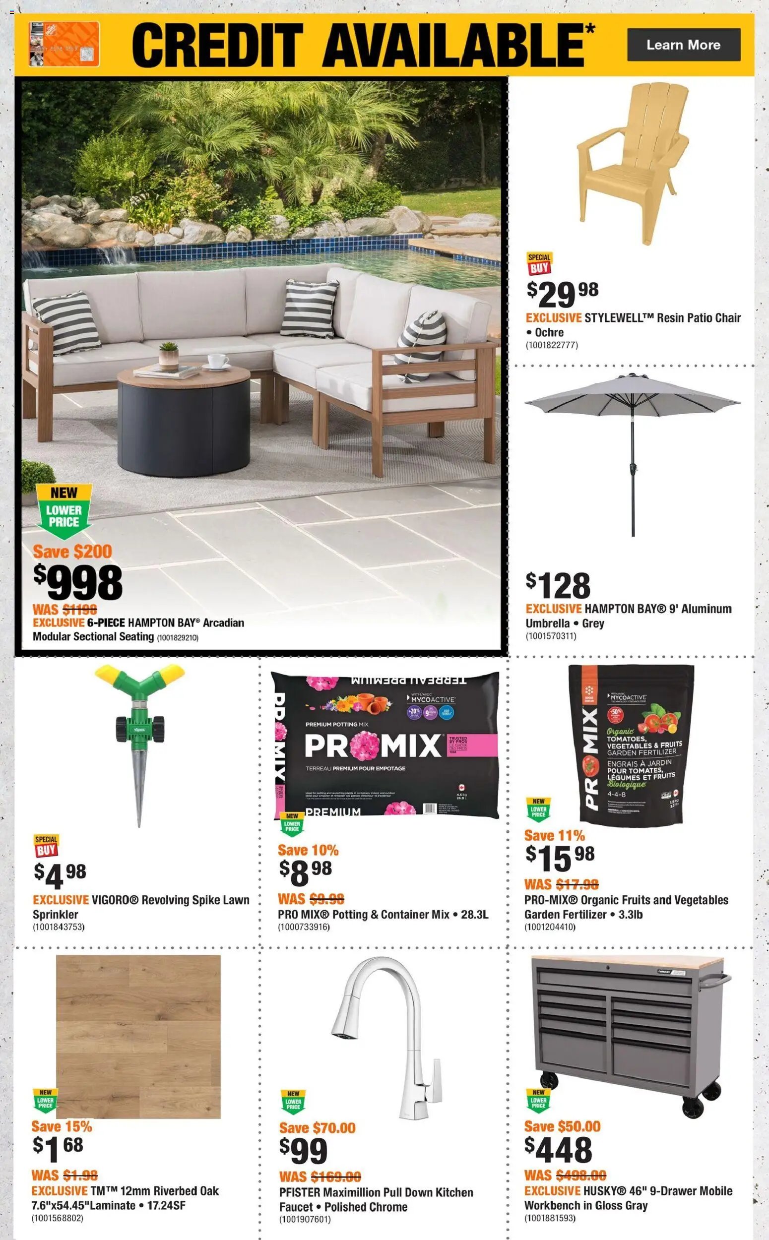 Home Depot weekly flyer -QC