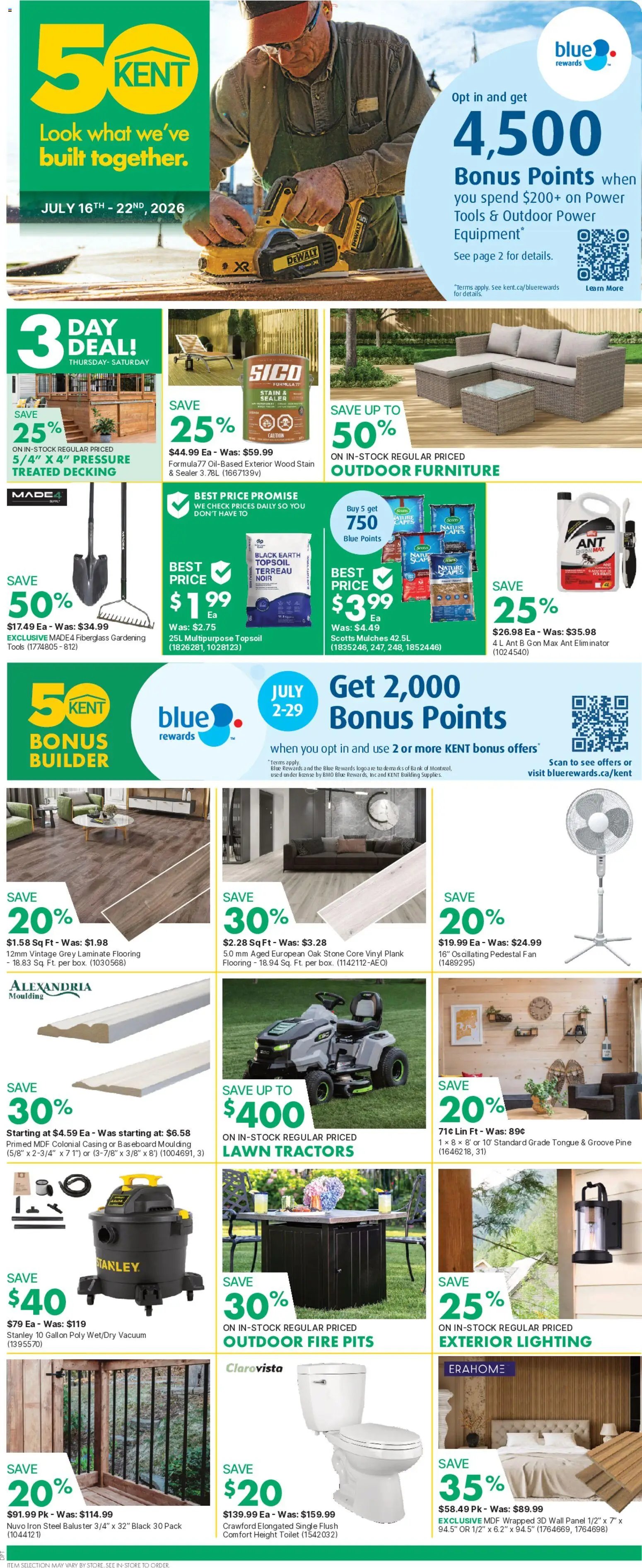 Kent weekly flyer / circulaire