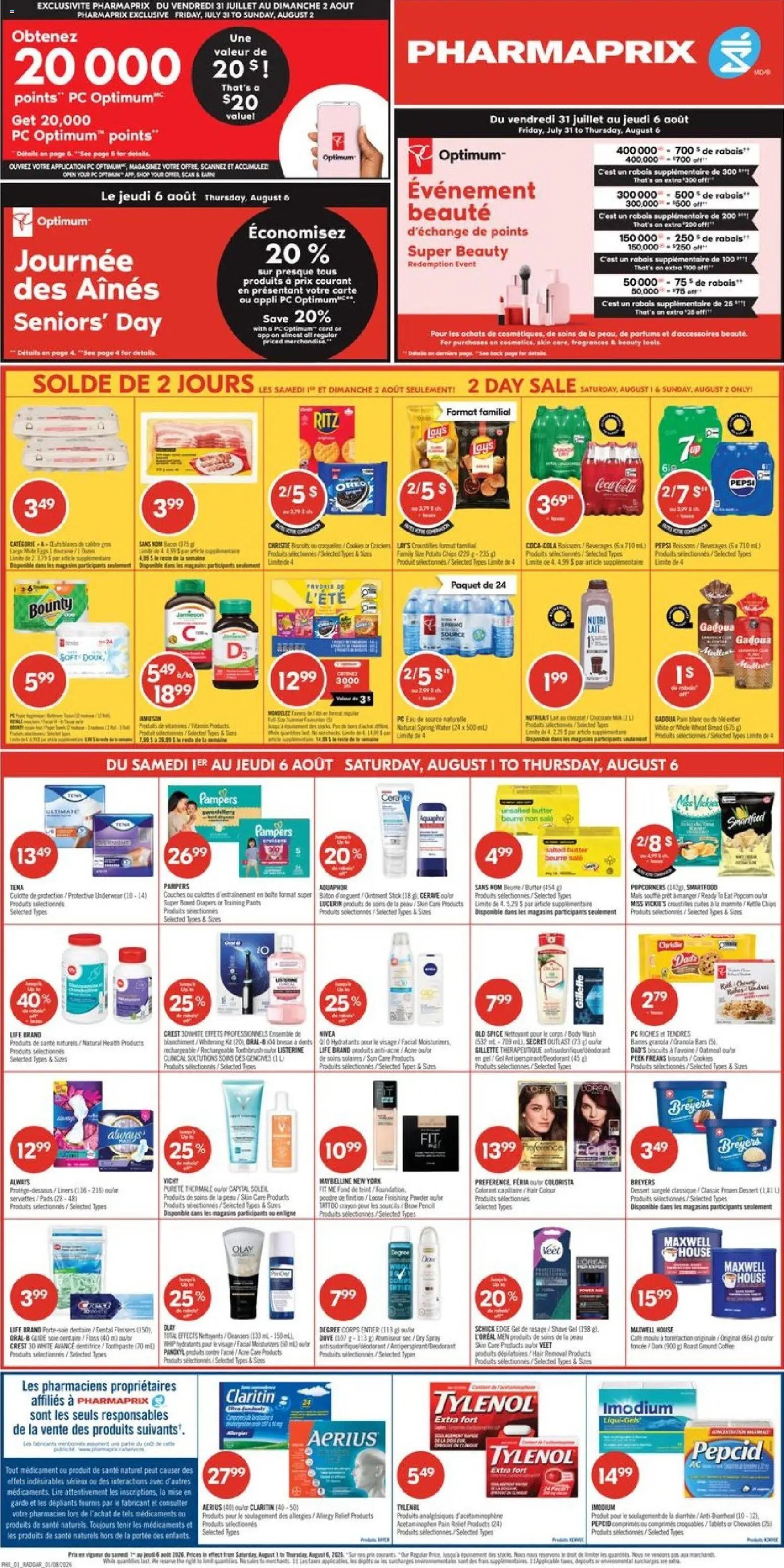 Pharmaprix weekly flyer / circulaire