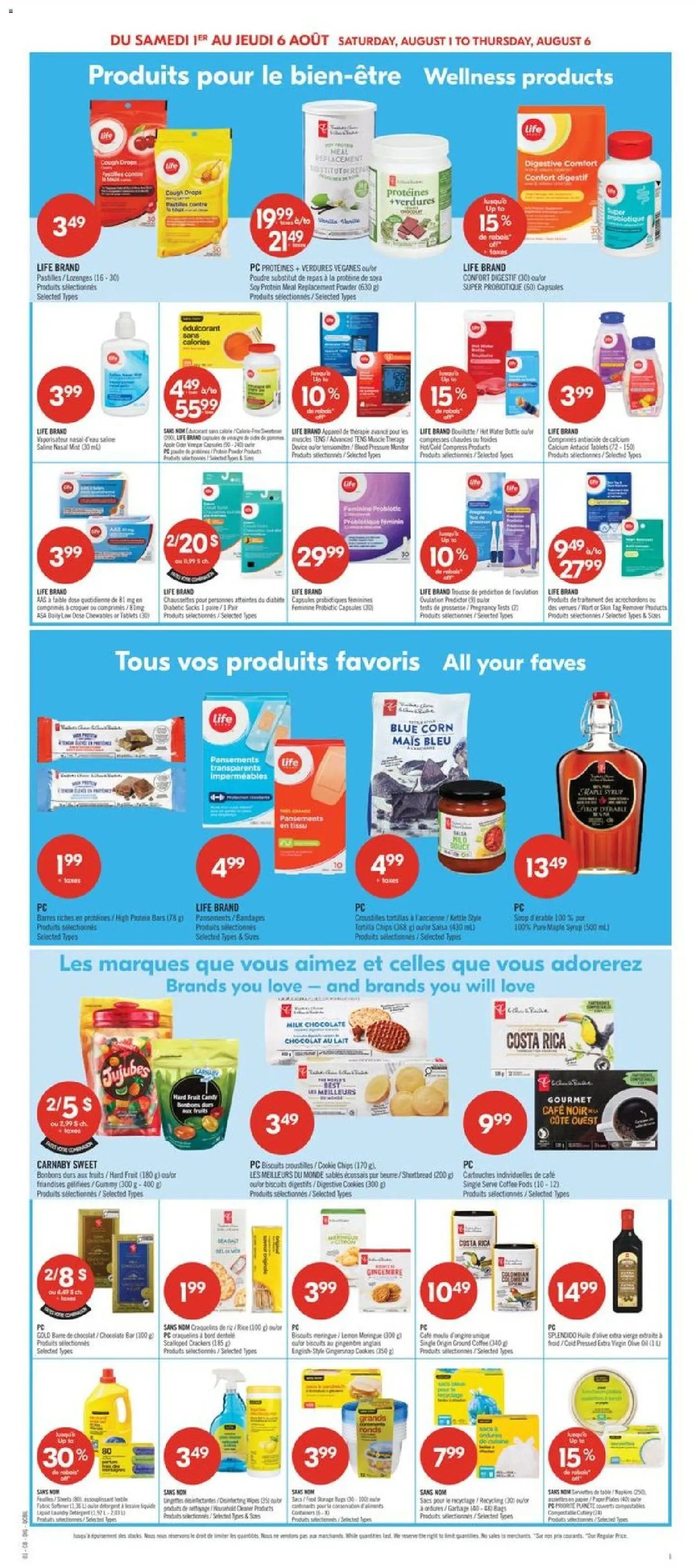 Pharmaprix weekly flyer / circulaire