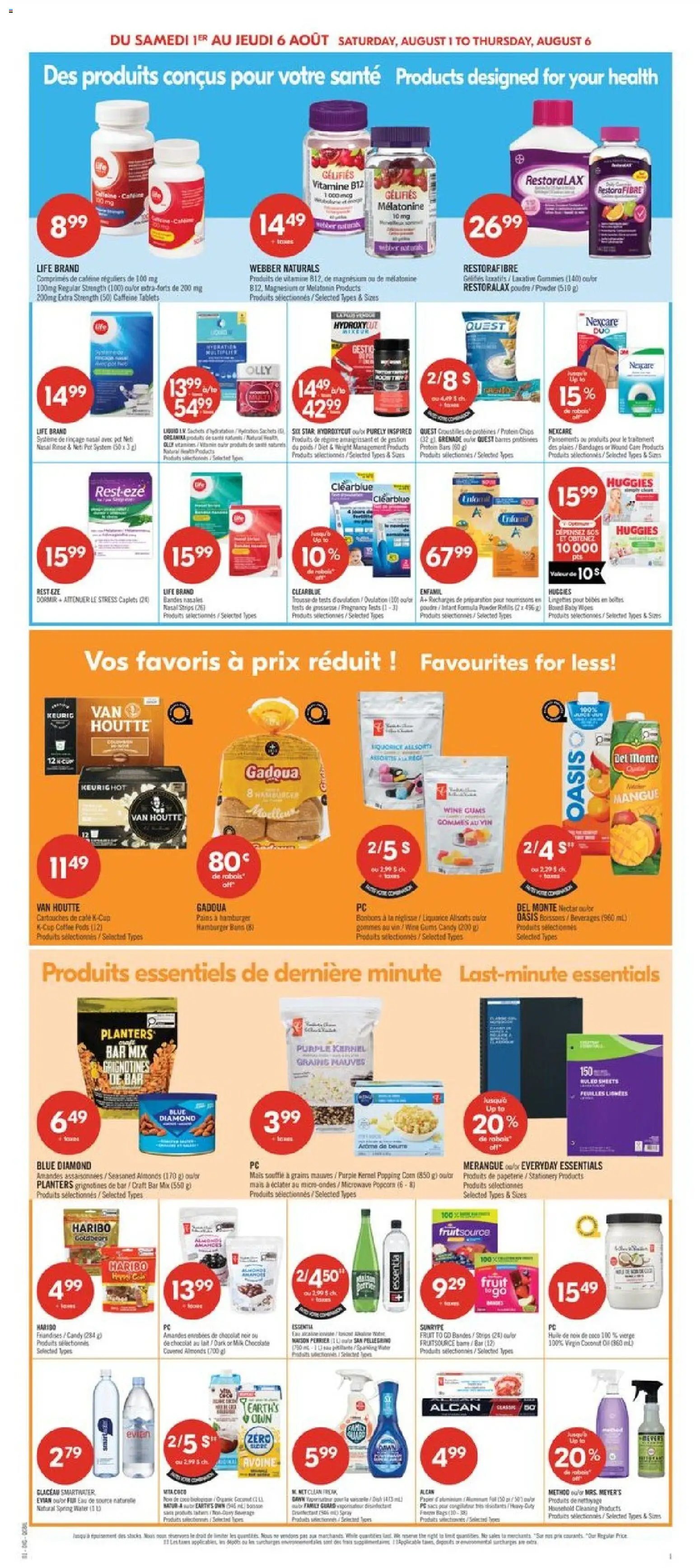 Pharmaprix weekly flyer / circulaire
