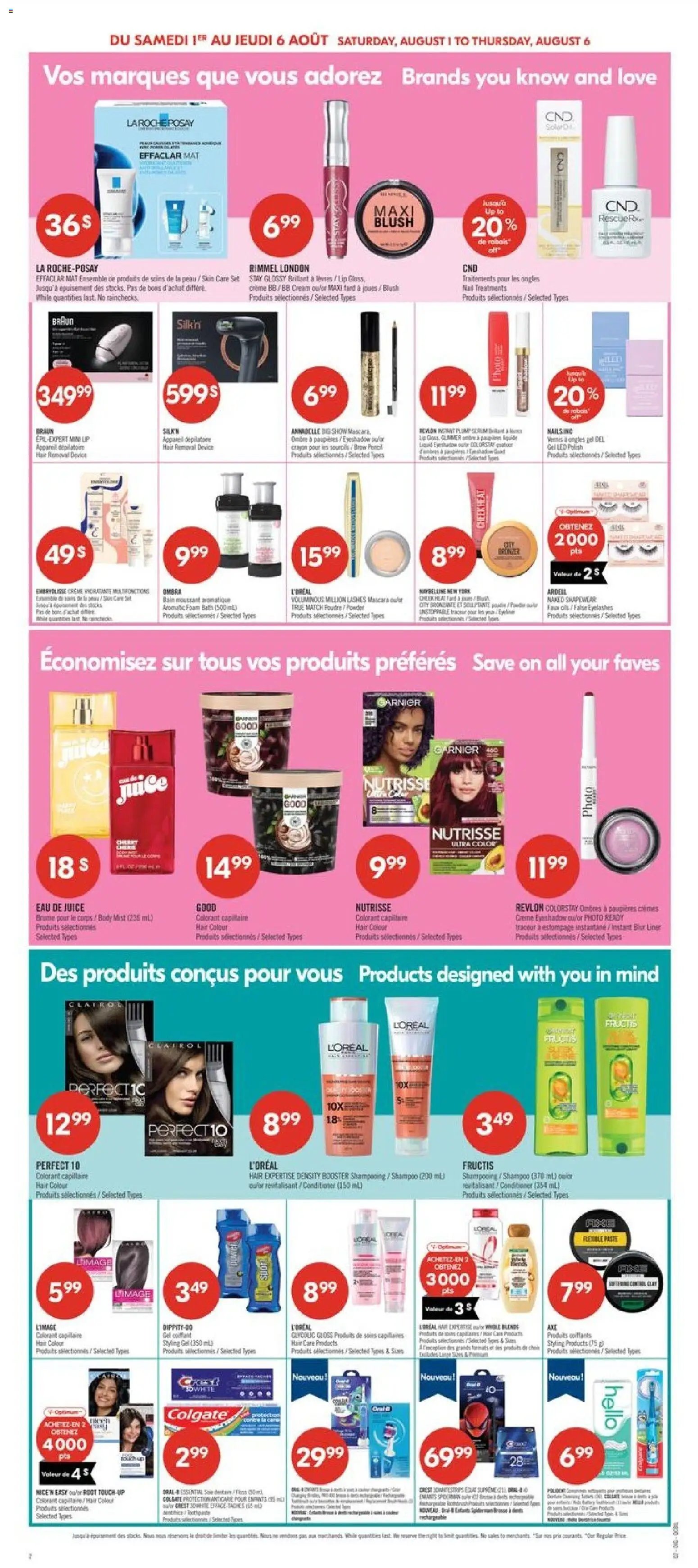Pharmaprix weekly flyer / circulaire