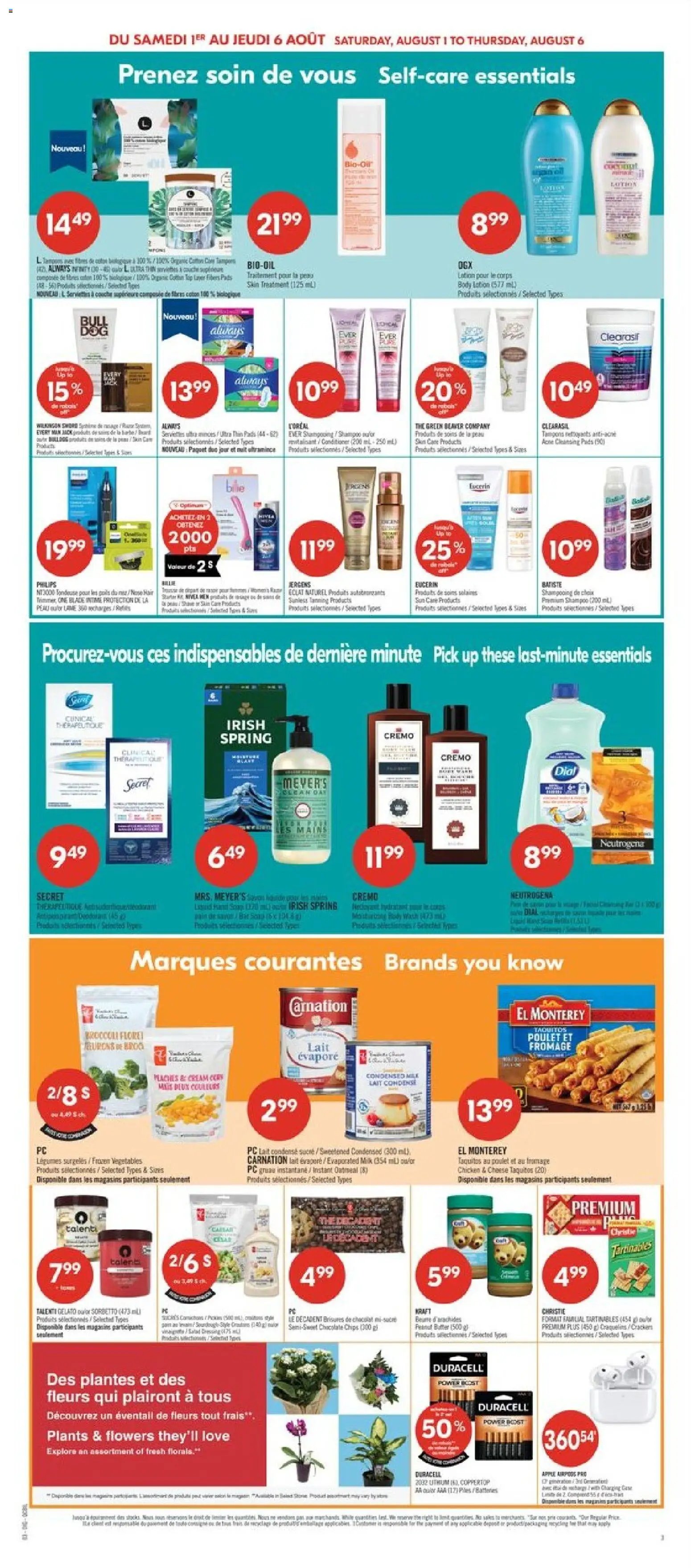 Pharmaprix weekly flyer / circulaire