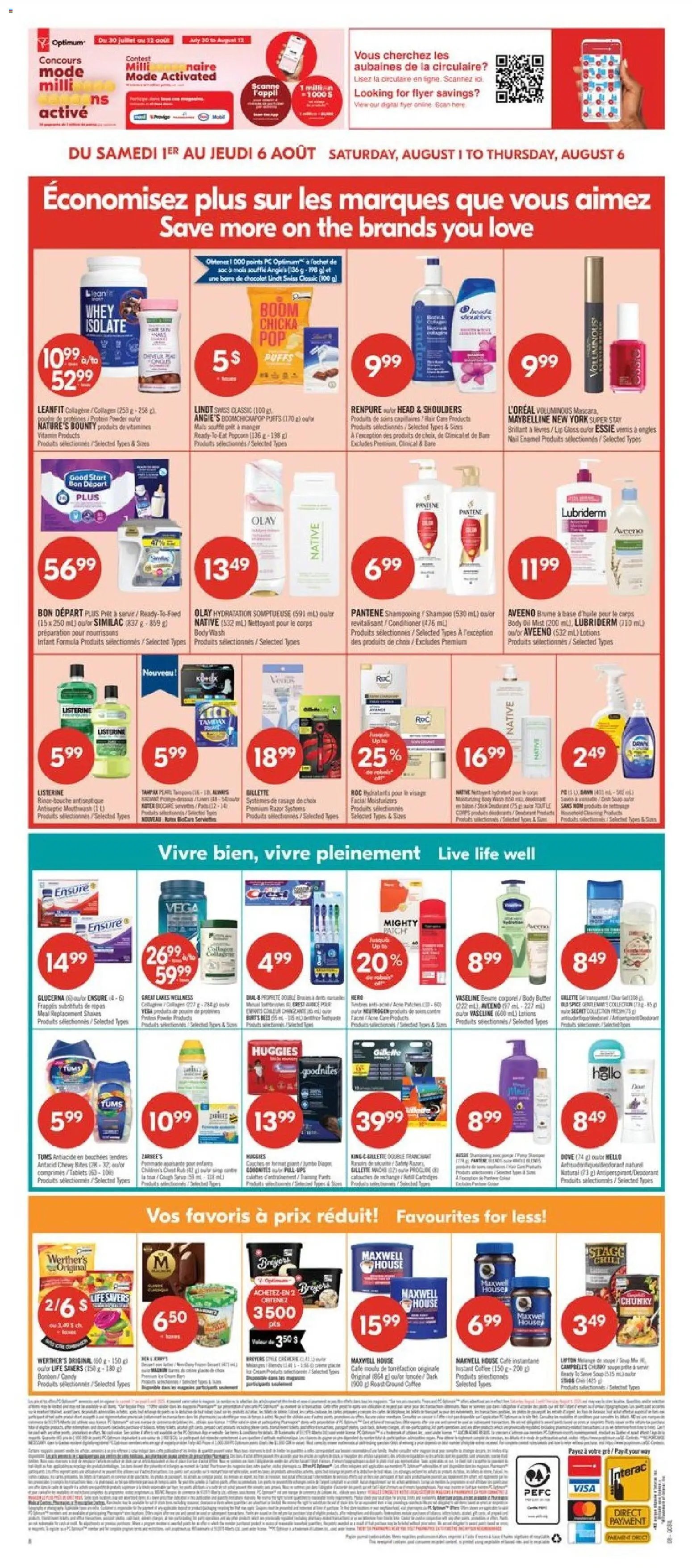 Pharmaprix weekly flyer / circulaire
