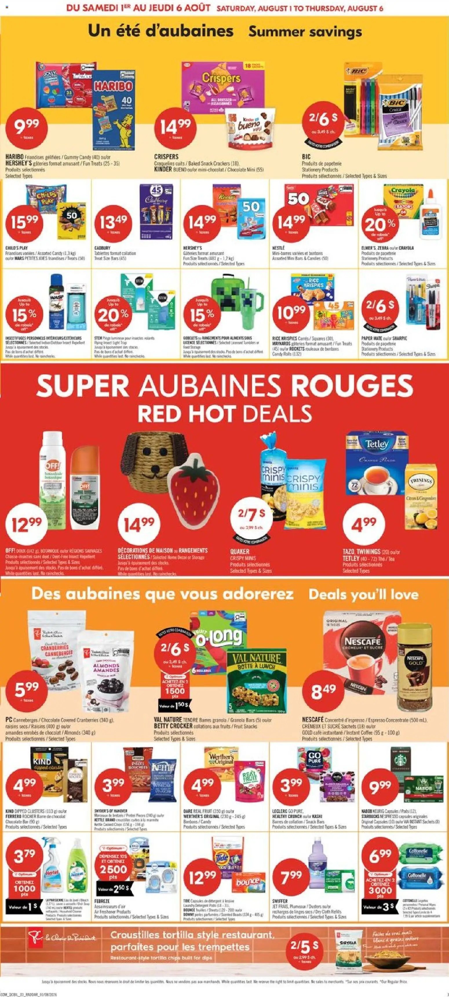 Pharmaprix weekly flyer / circulaire