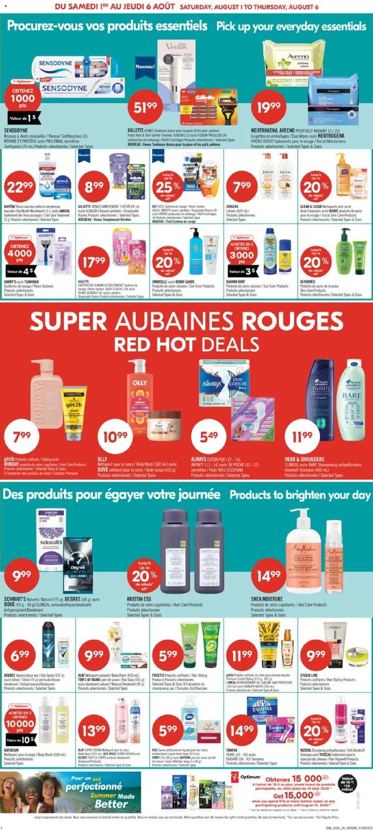 Pharmaprix weekly flyer / circulaire