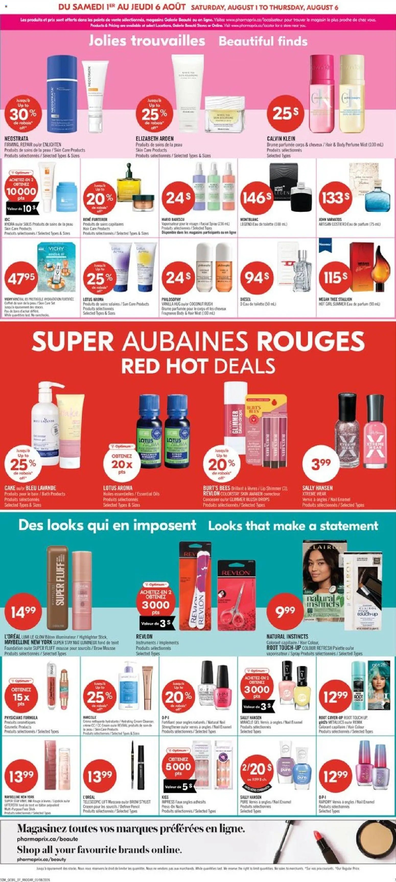 Pharmaprix weekly flyer / circulaire