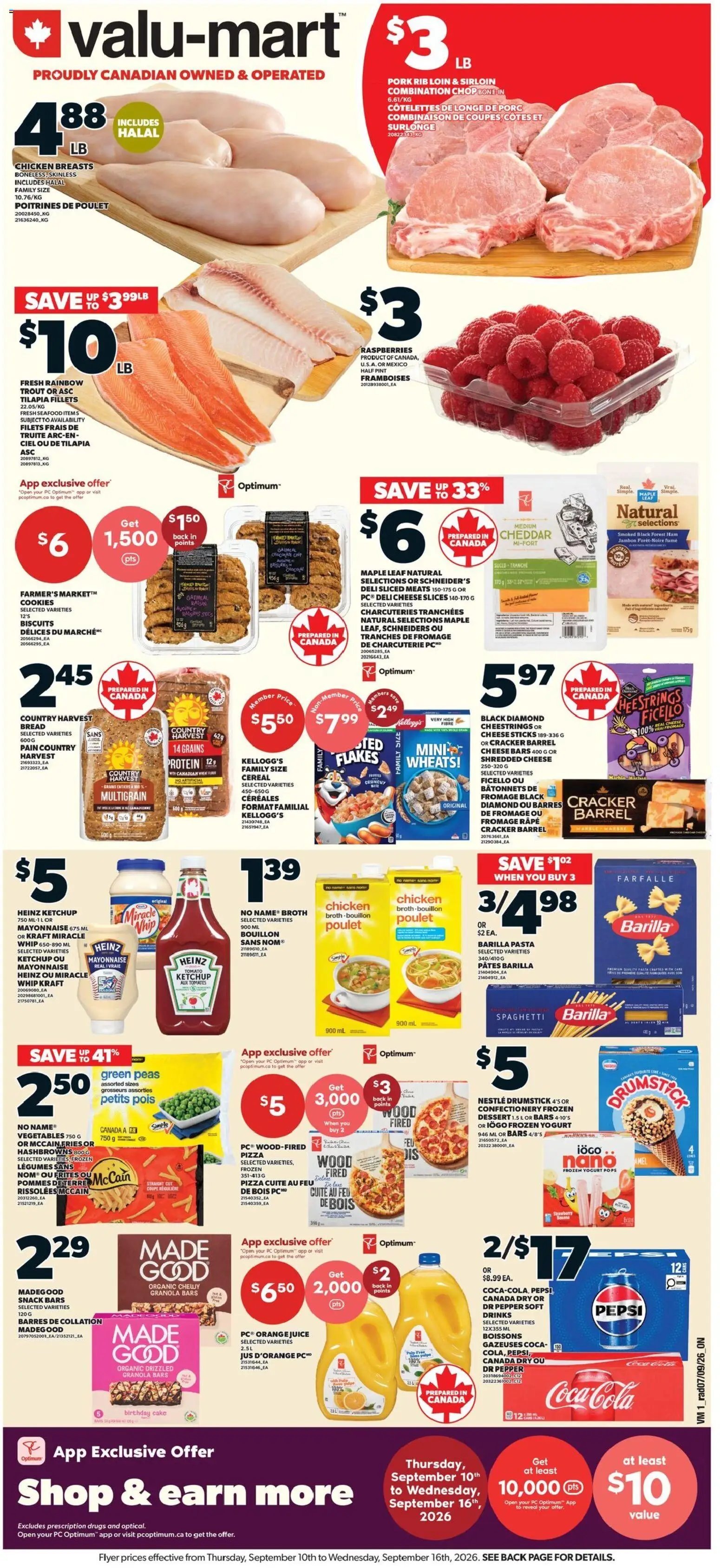 Valu Mart weekly flyer
